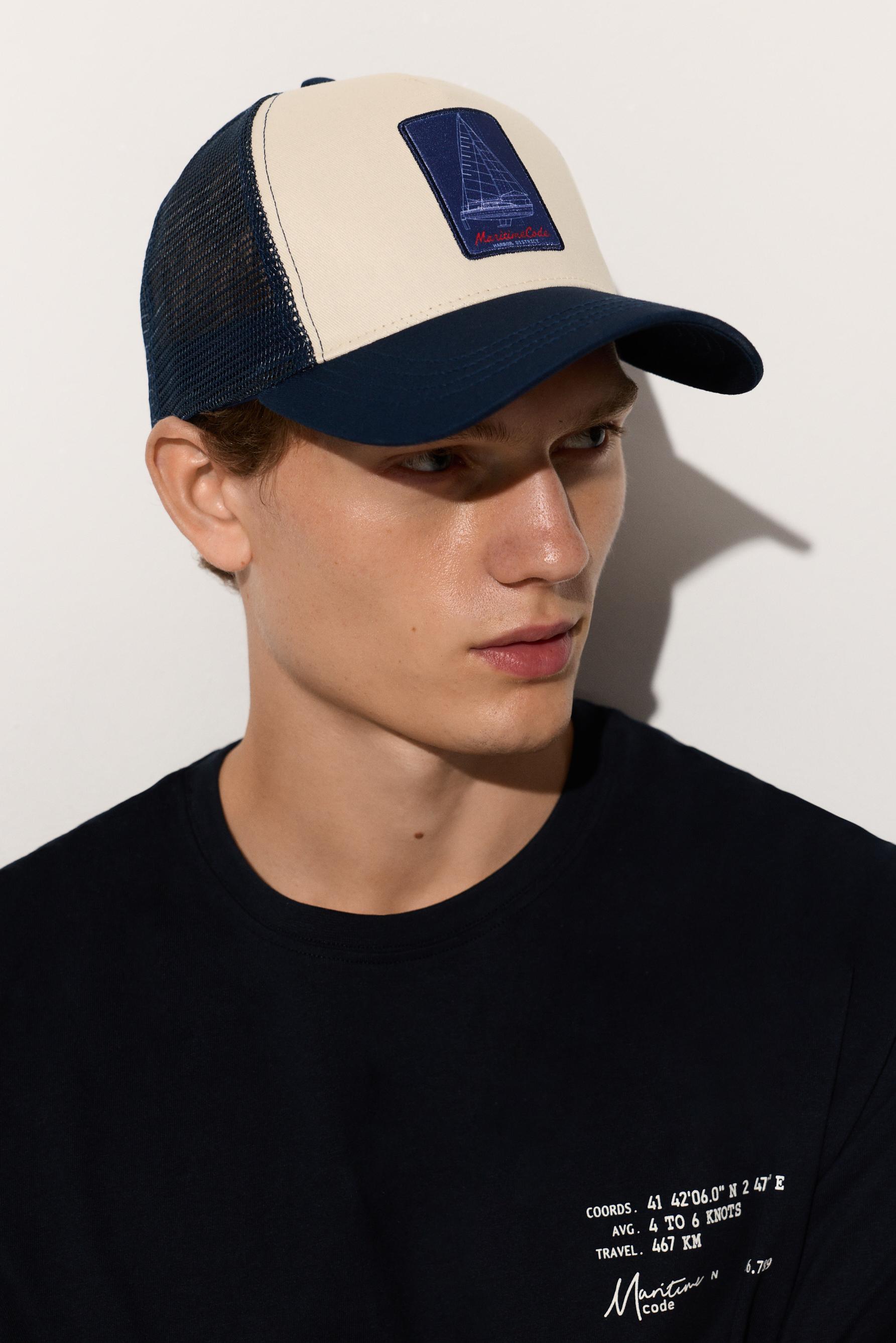 Mesh patch cap — DEEP BLUE