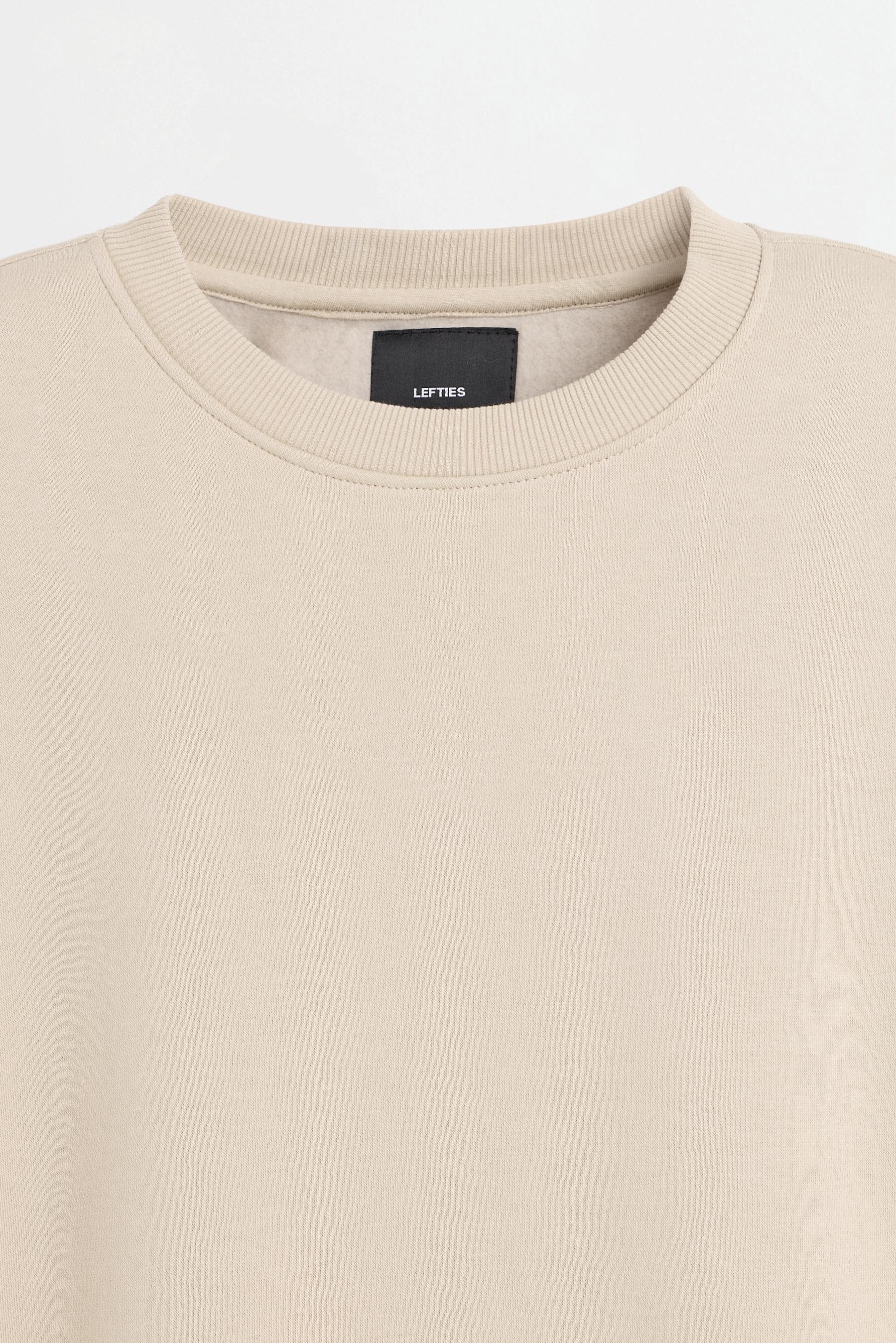 Basic sweatshirt — PALE SAND