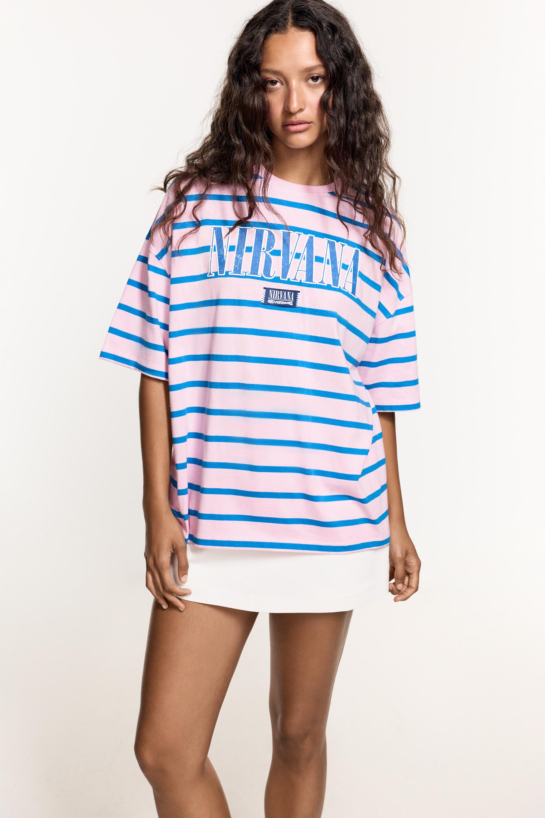 Nirvana T-shirt — PINK