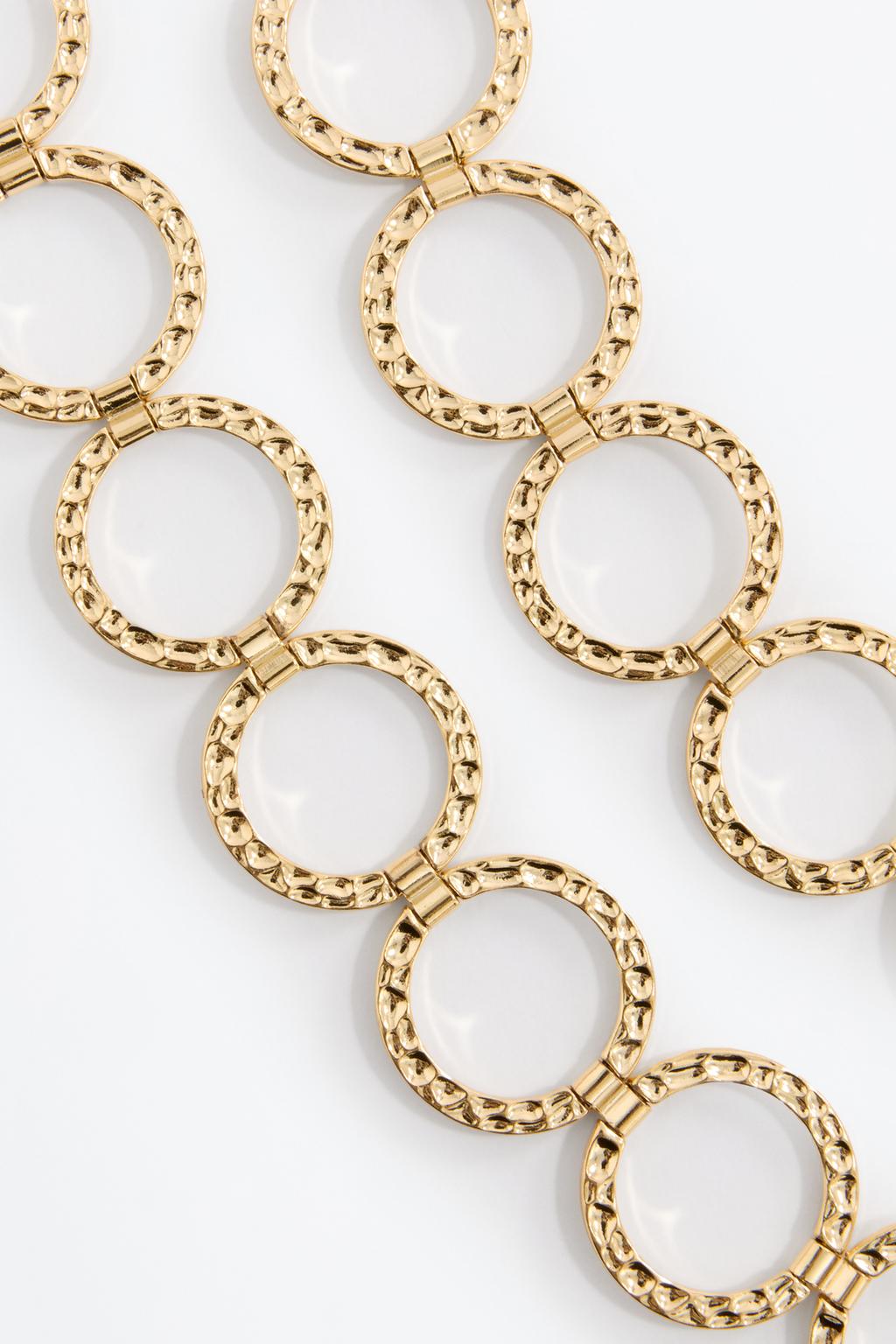 Cinturón metálico aros