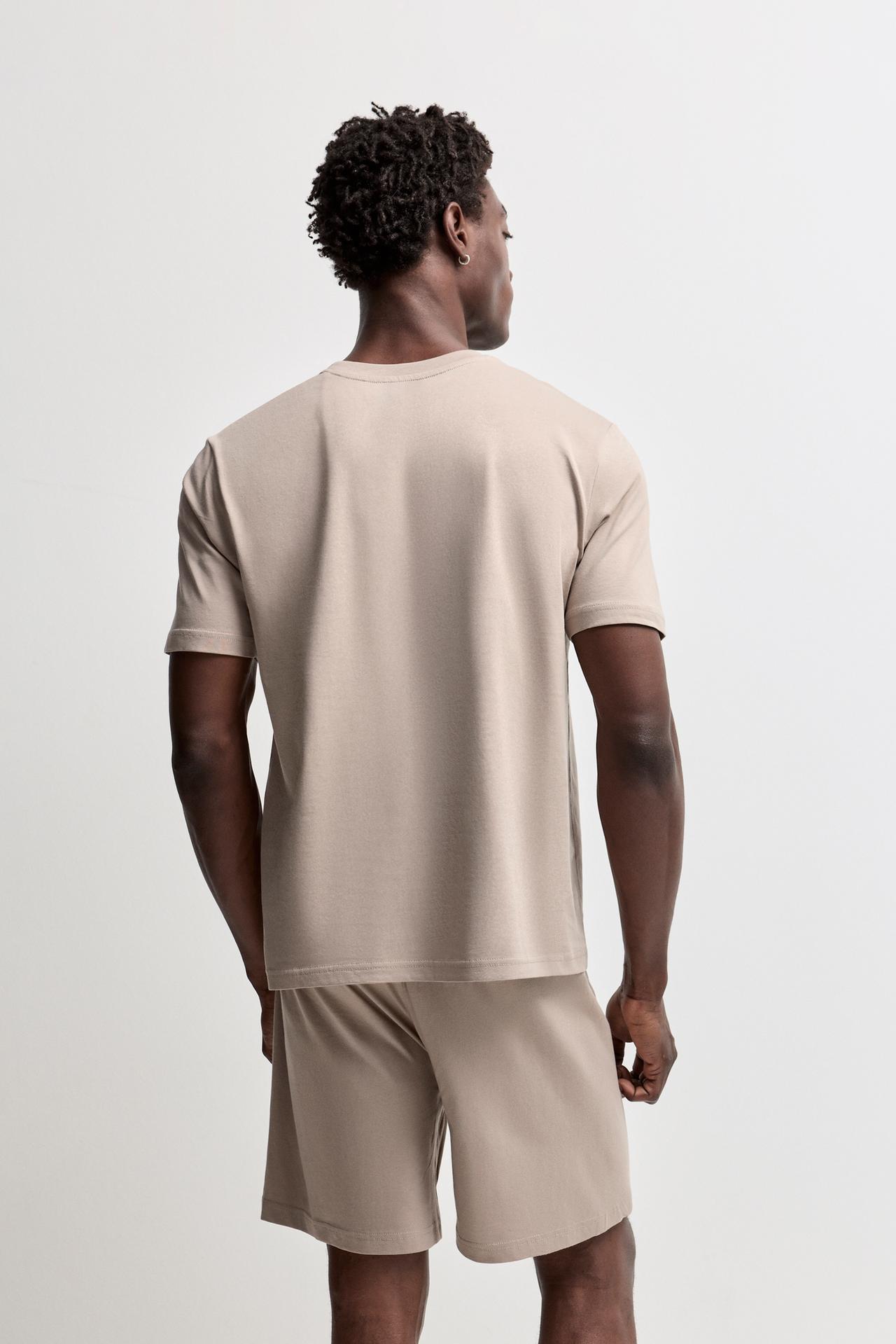 Short printed pyjamas — CAMEL