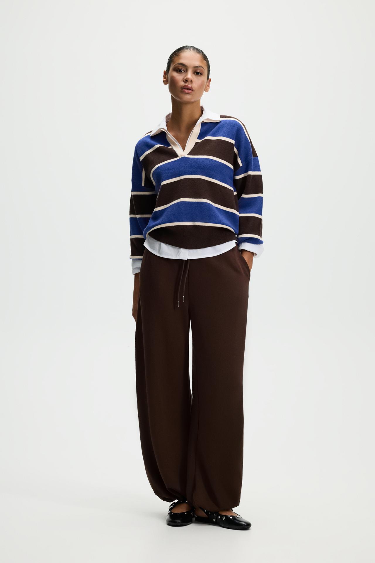 Sarouel tracksuit trousers — CHOCOLATE