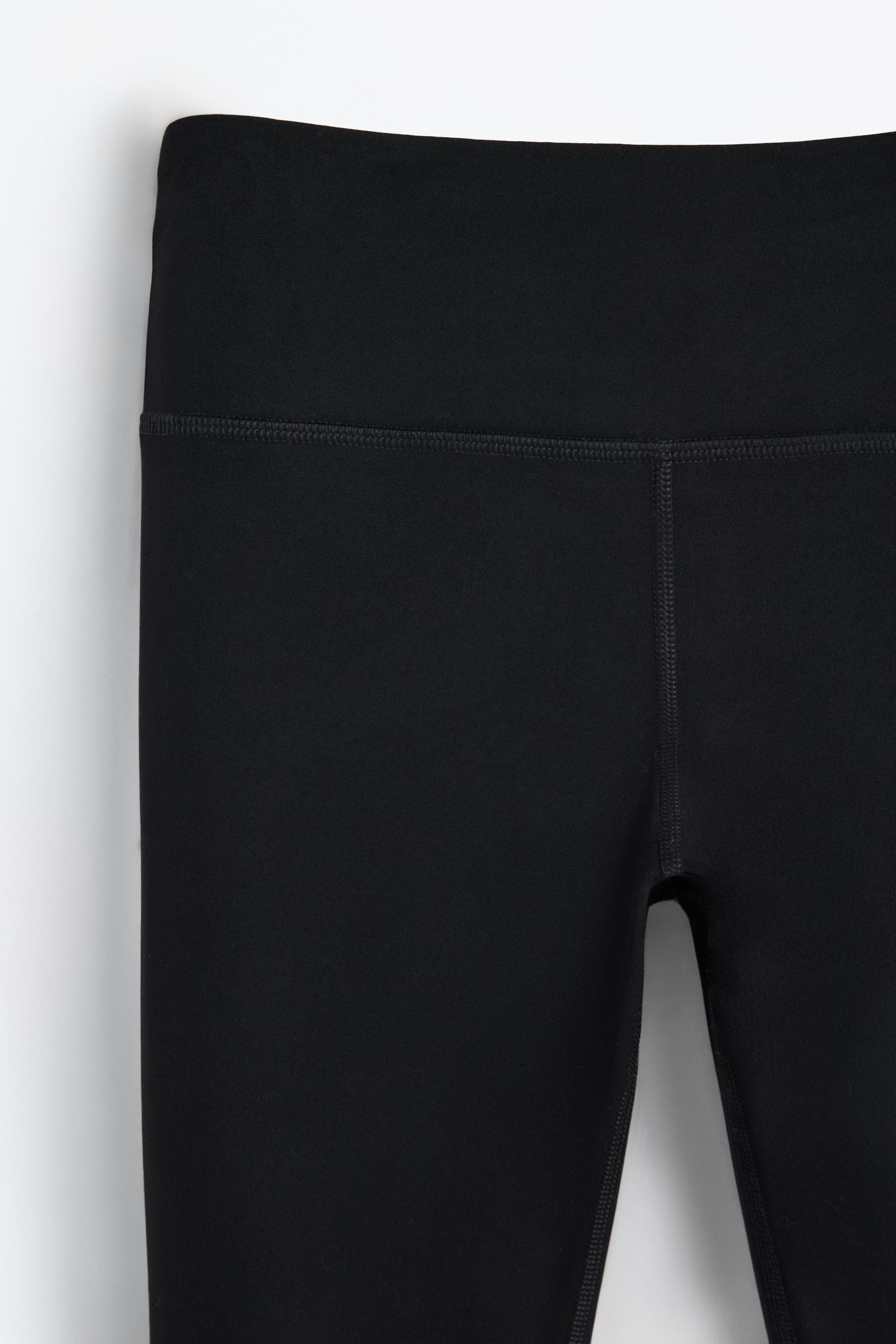 Basic sports leggings — BLACK