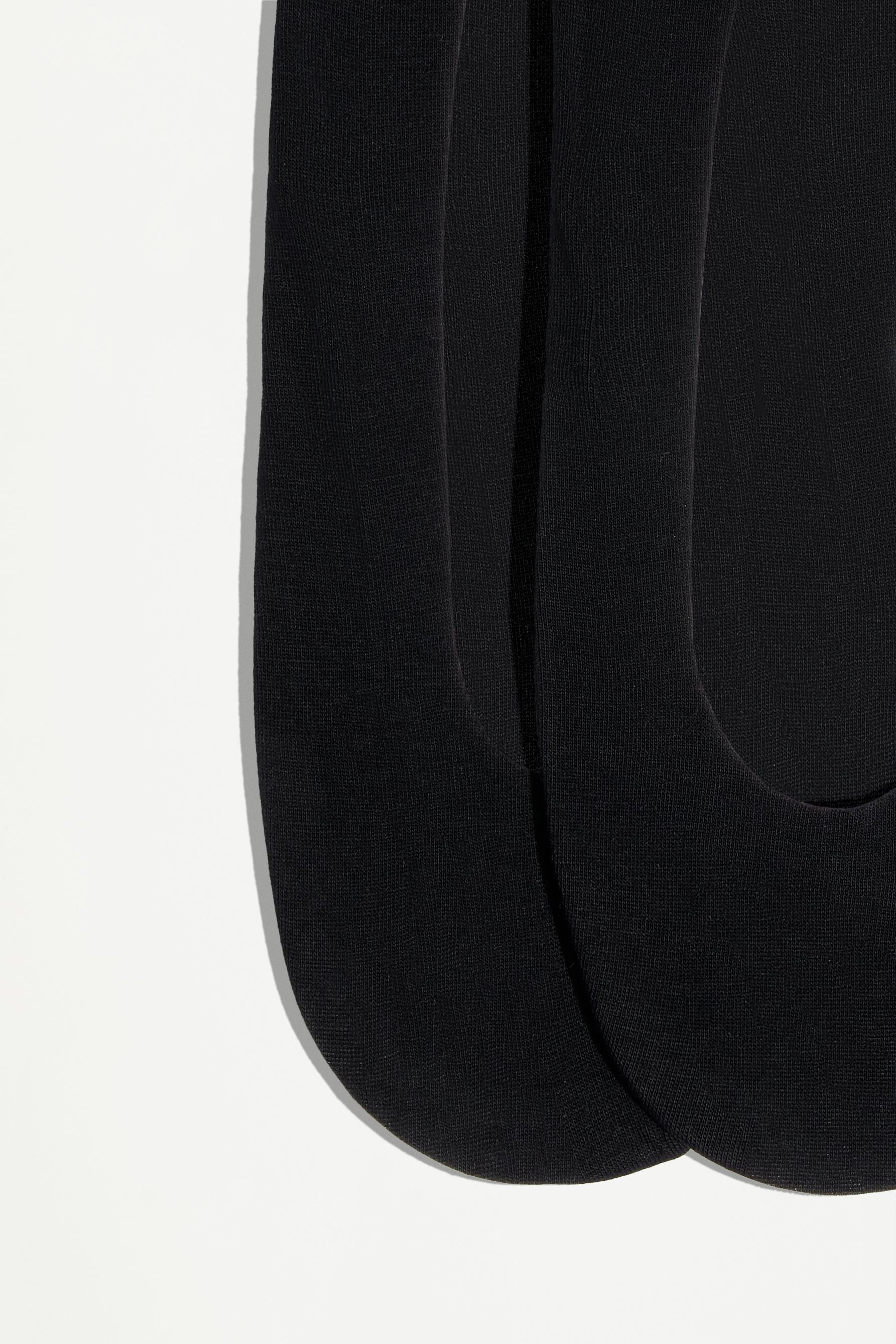 No-show socks (2-pack) — BLACK
