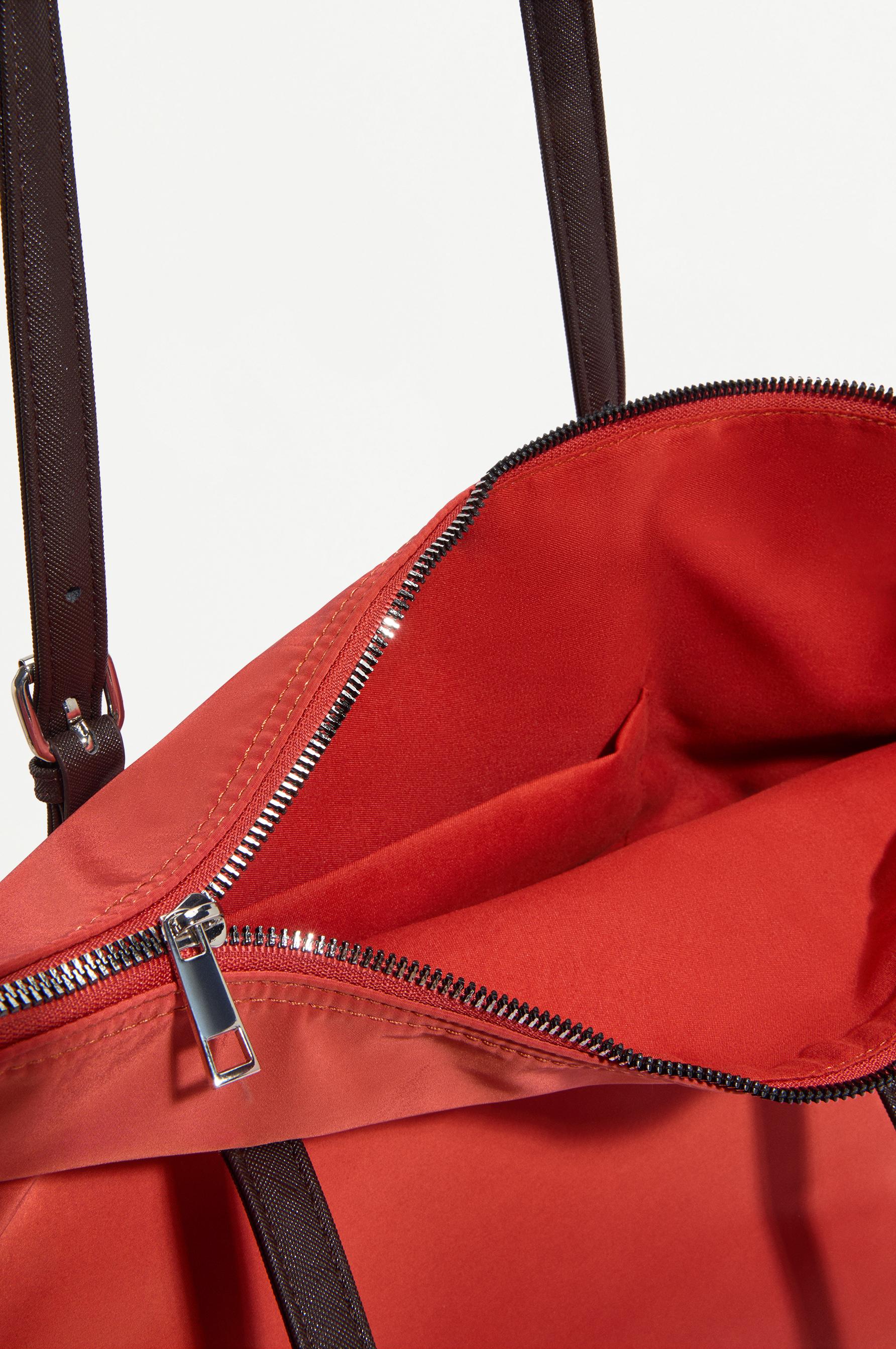 Nylon shopper bag — ORANGE