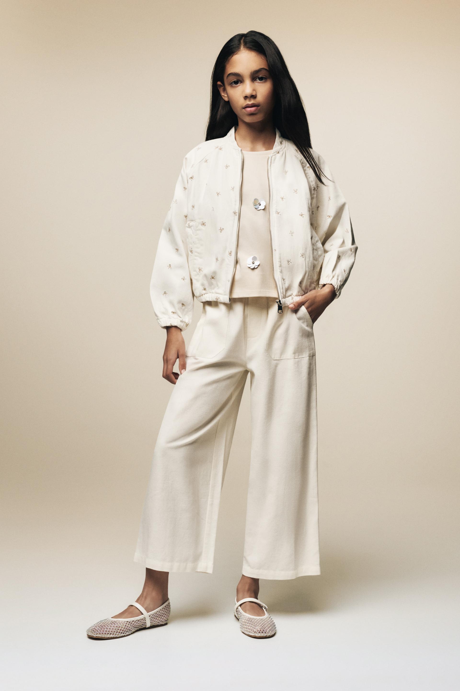 Pantalón efecto lino