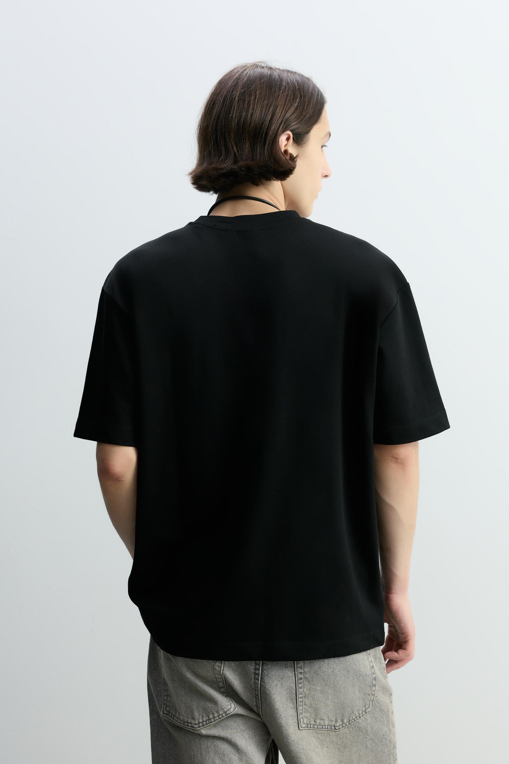 Soft Interlock T-shirt — BLACK