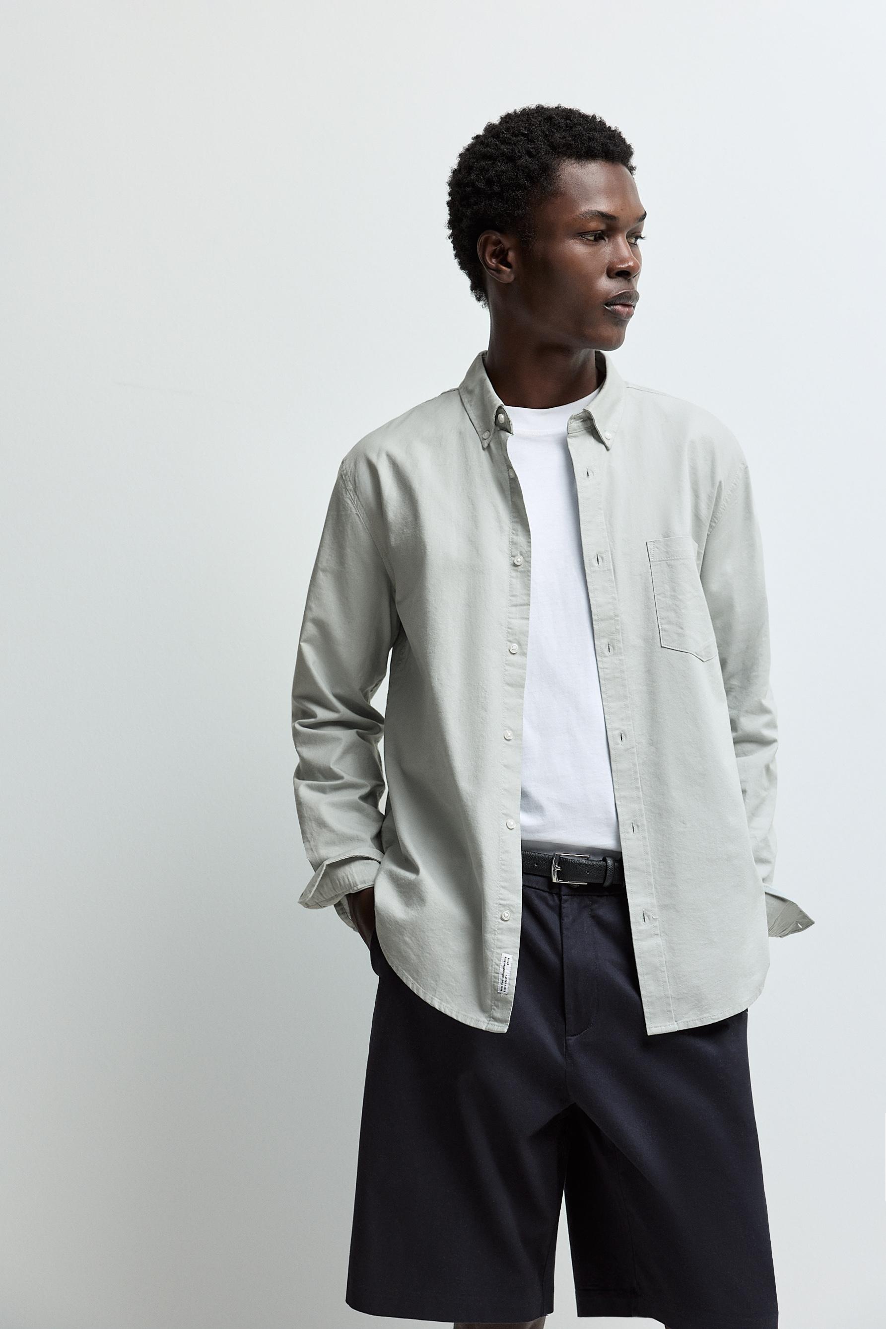 Oxford shirt — WATER GREEN
