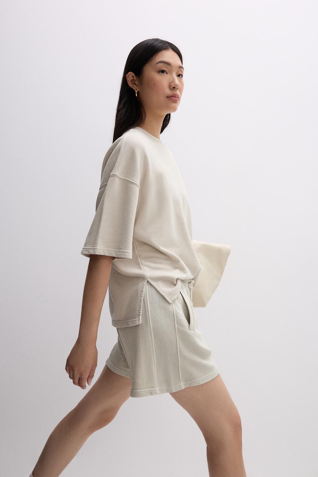 Short efecto lavado
