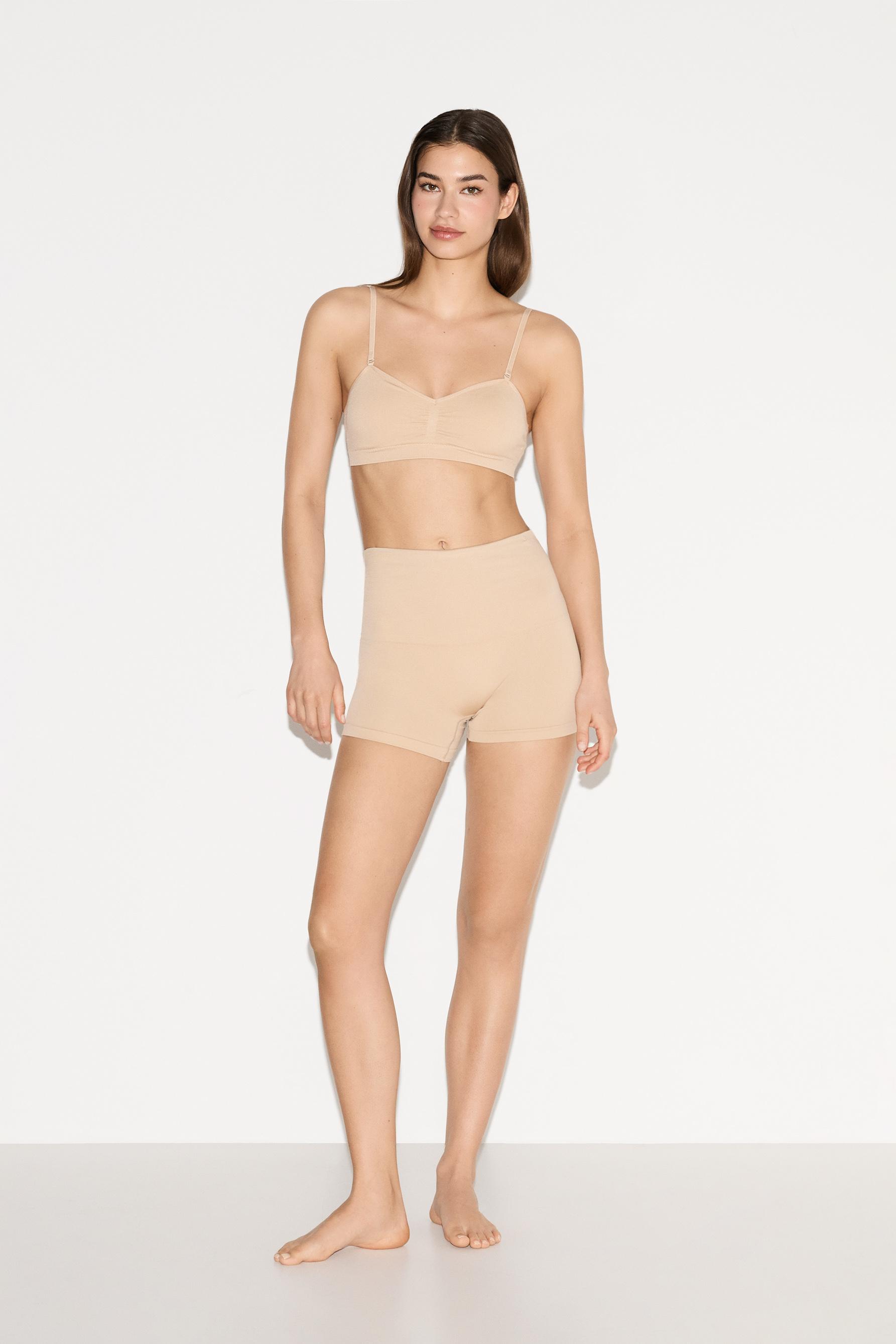 Seamless bandeau tops (2-Pack) — ECRU