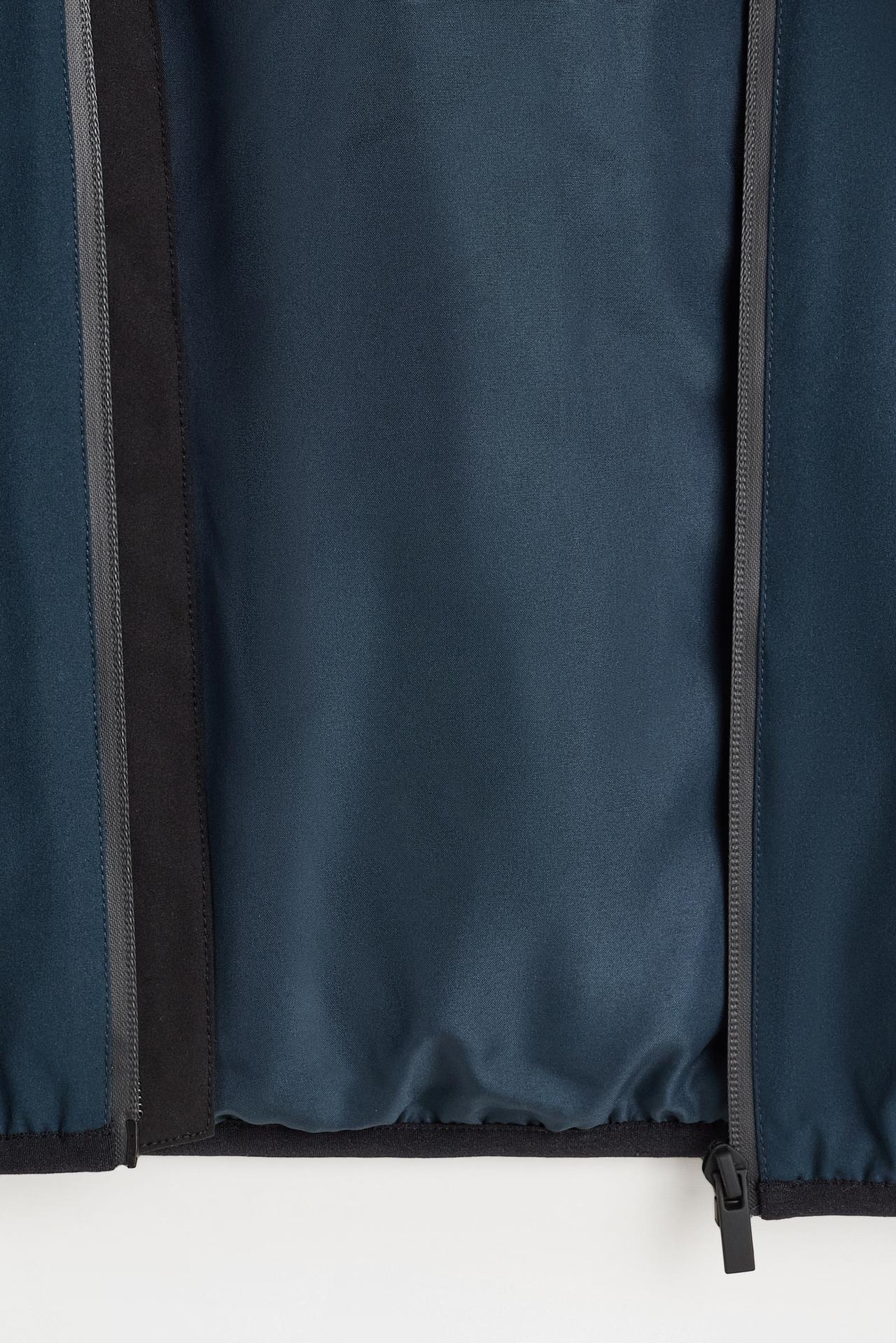 Quilted windbreaker — BLUE