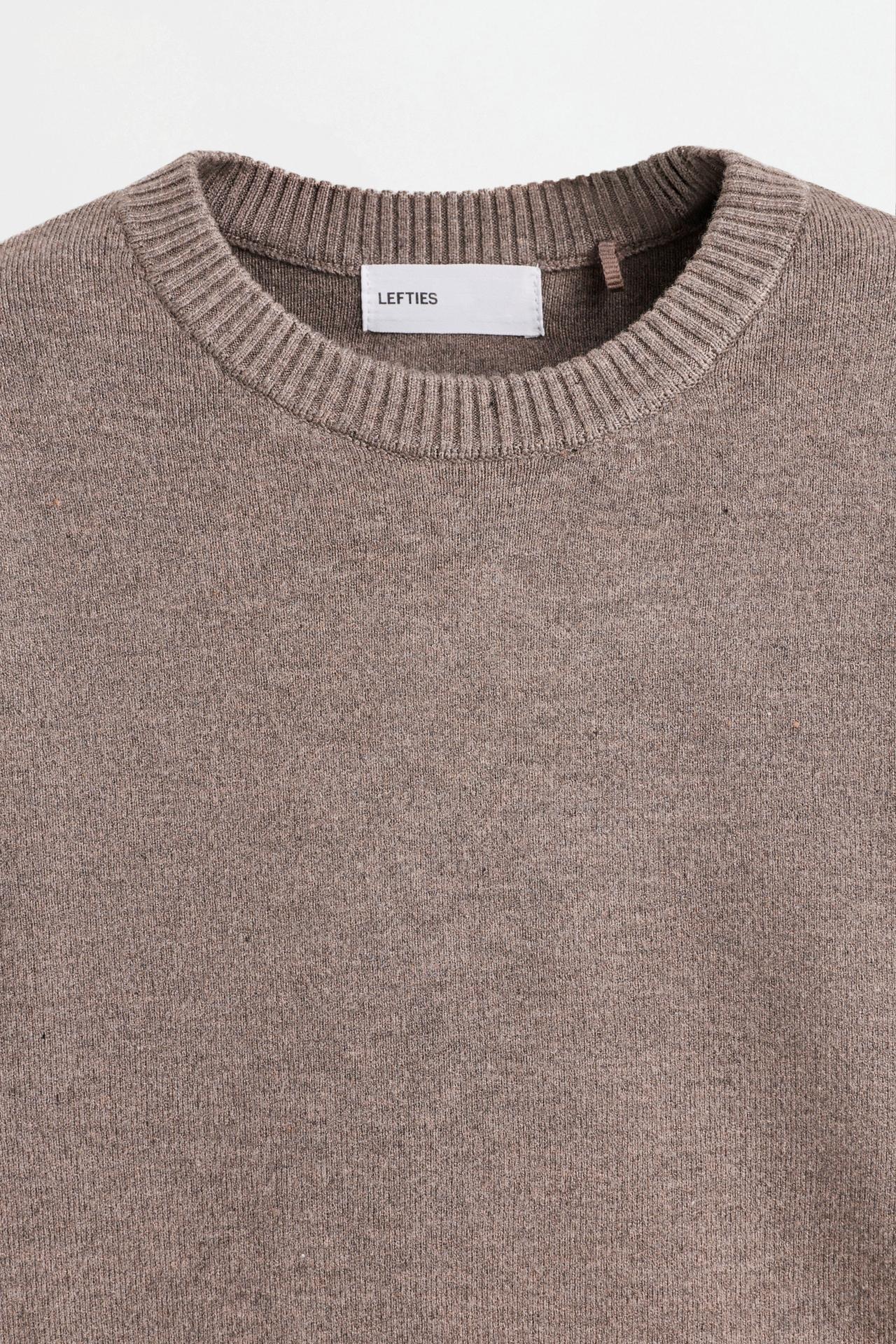 Basic sweater — TAUPE BROWN