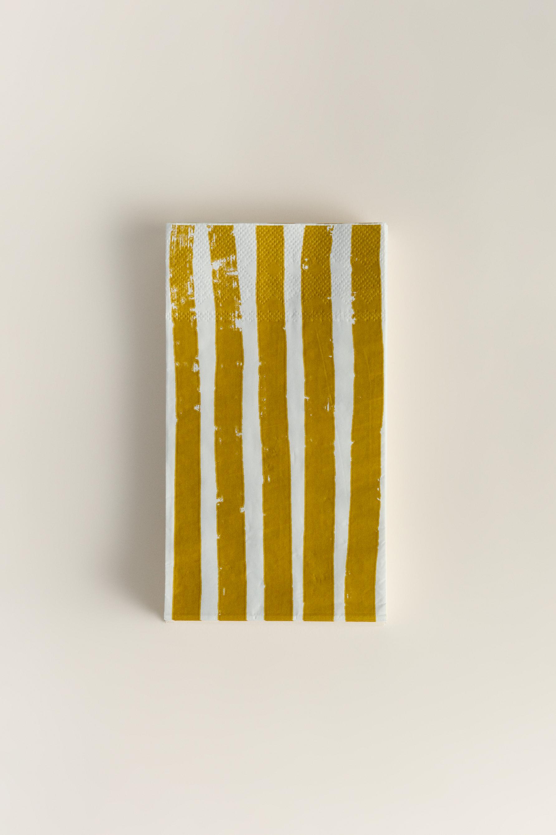 Pack 15 servilletas papel rayas