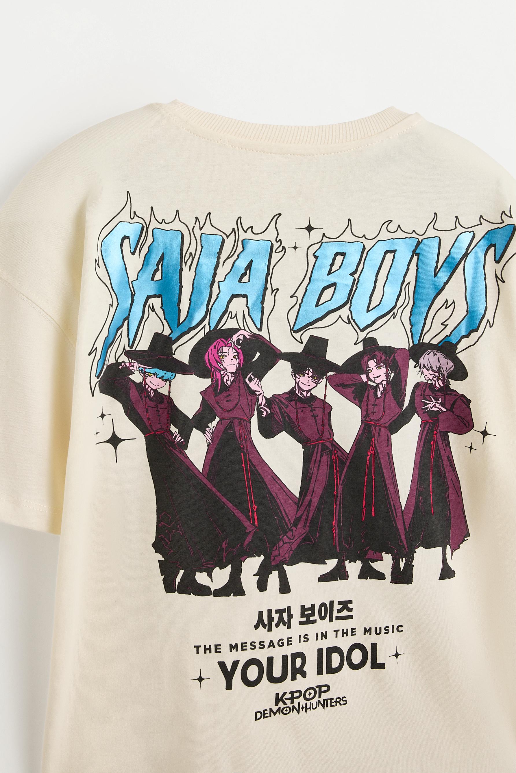 Saja Boys K-Pop Demon Hunters™/© Netflix T-shirt — WHITE