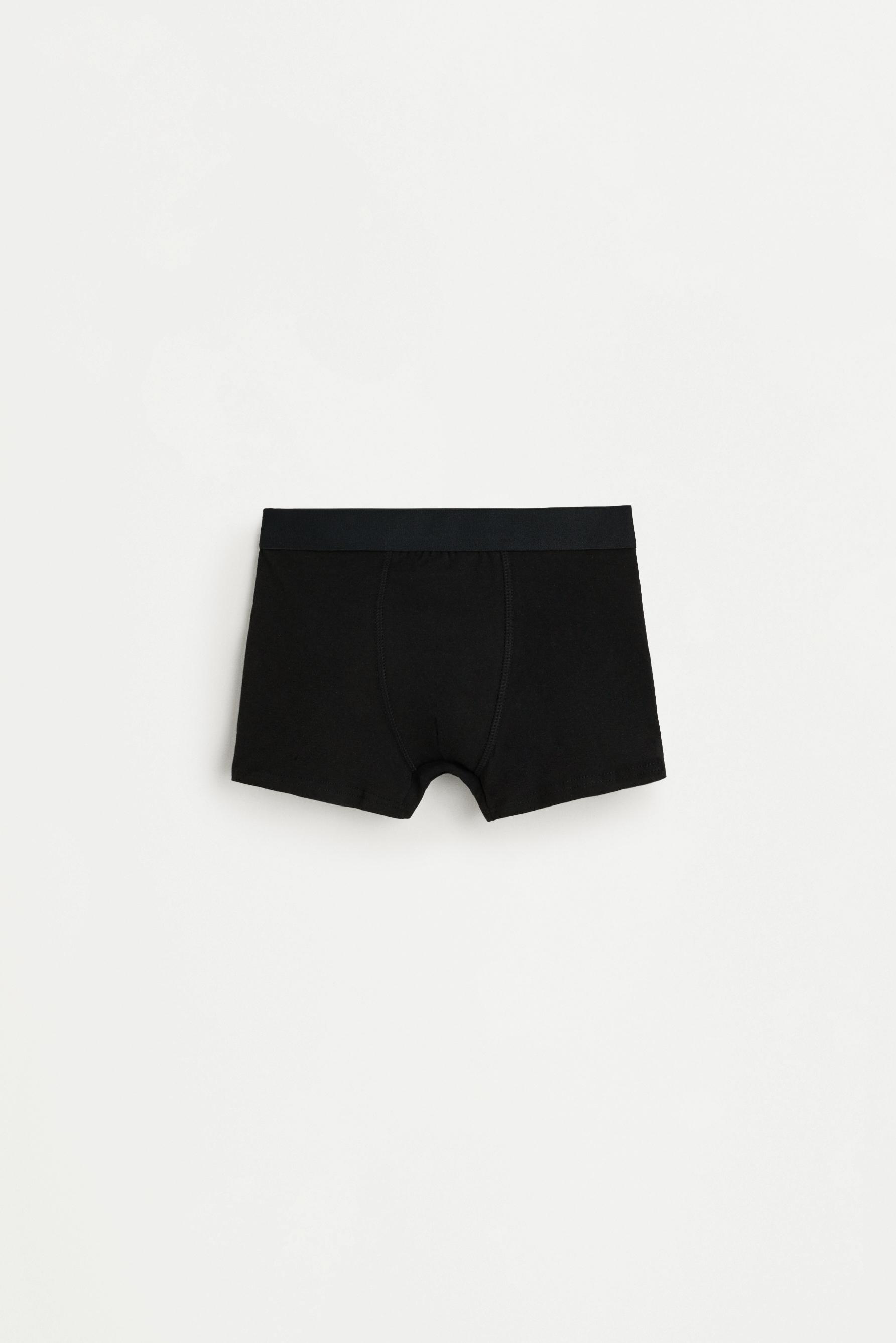 Pack of 5 basic boxer shorts — BLACK