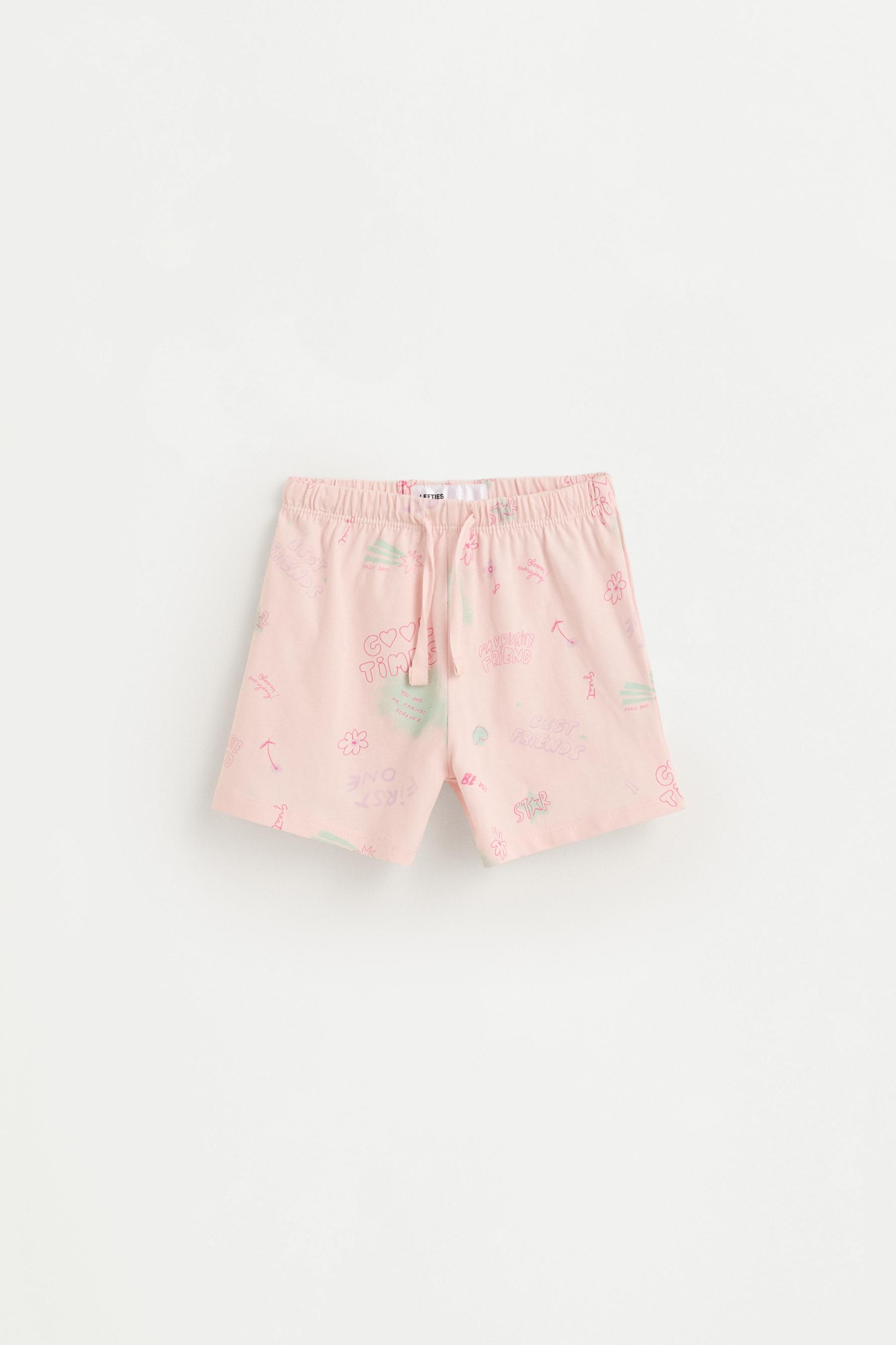 Short printed pyjamas — PASTEL PINK
