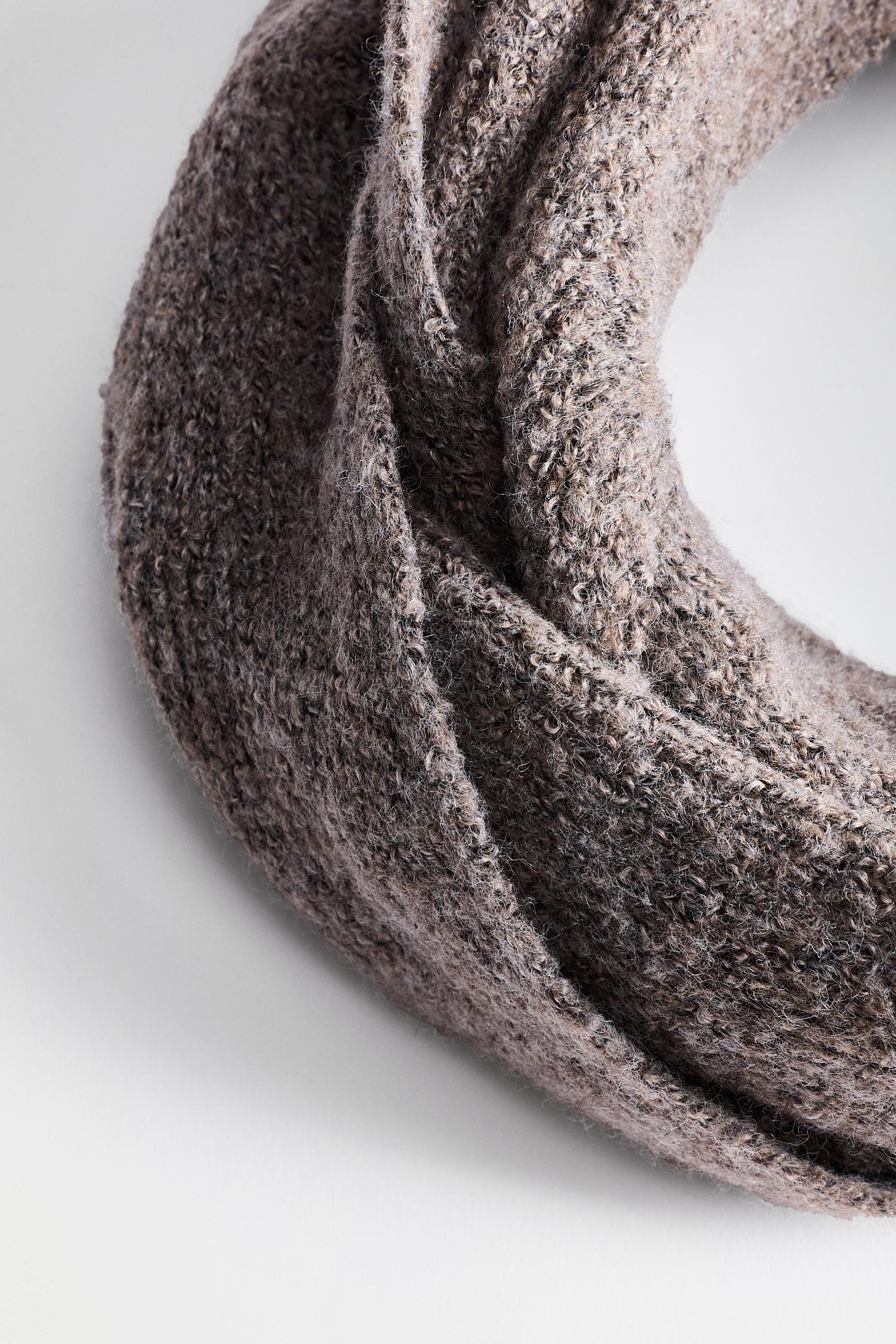 Knit snood — CHOCOLATE