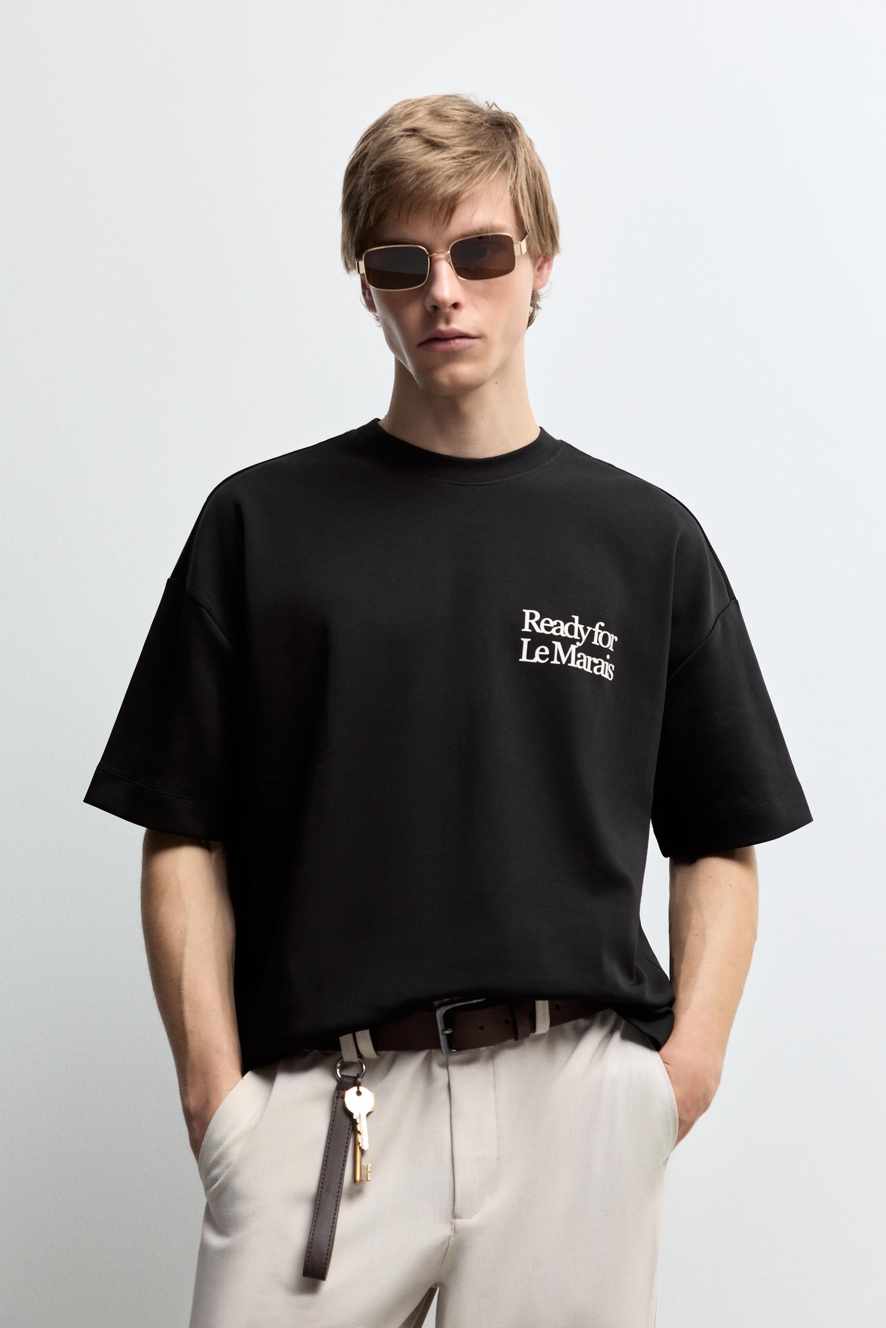 Camiseta interlock efecto neopreno