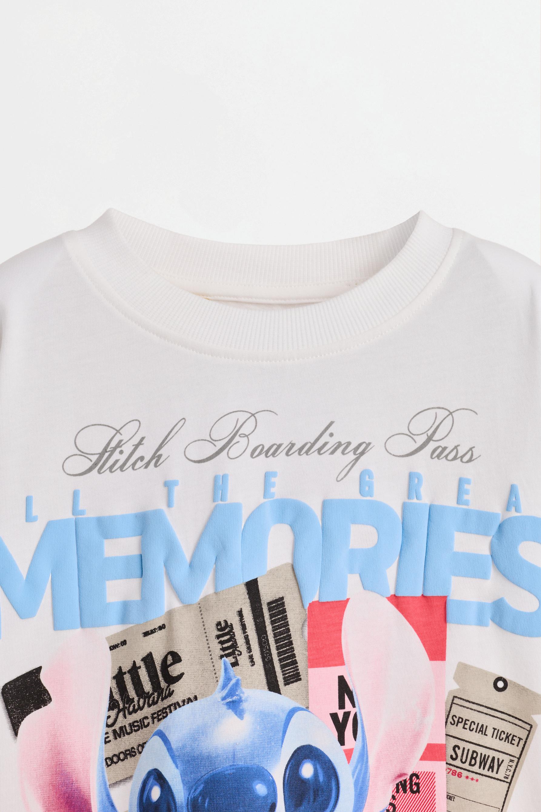 Stitch ©Disney memories T-shirt — OFF WHITE