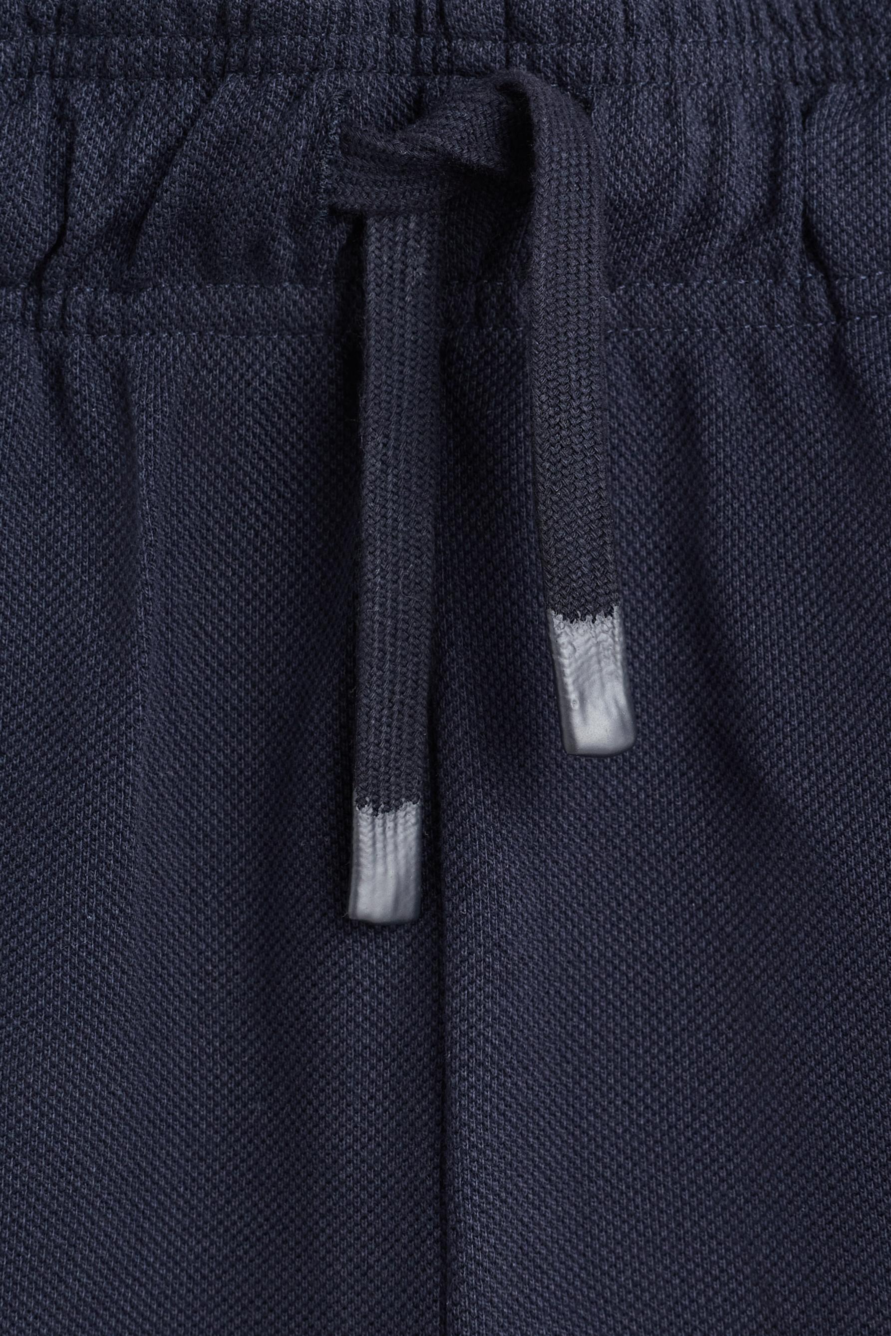 Piqué T-shirt and Bermuda shorts co-ord — NAVY