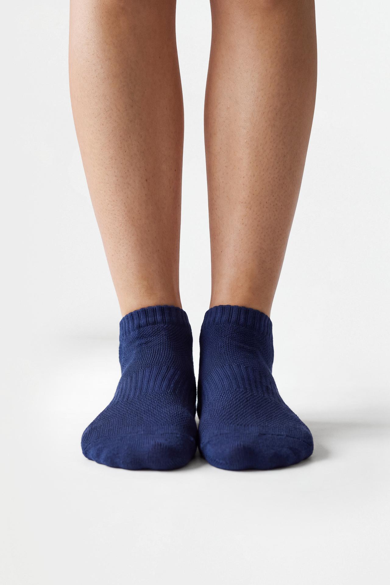 Sports ankle socks (5-pack) — BLUE