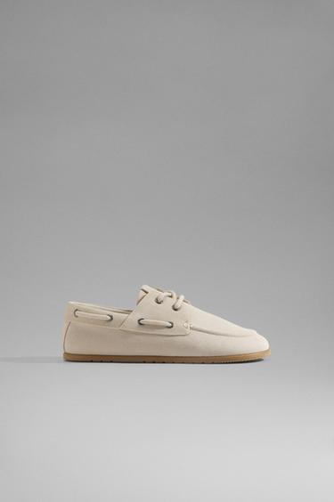 BAREFOOT BOAT SHOES — BEIGE 1