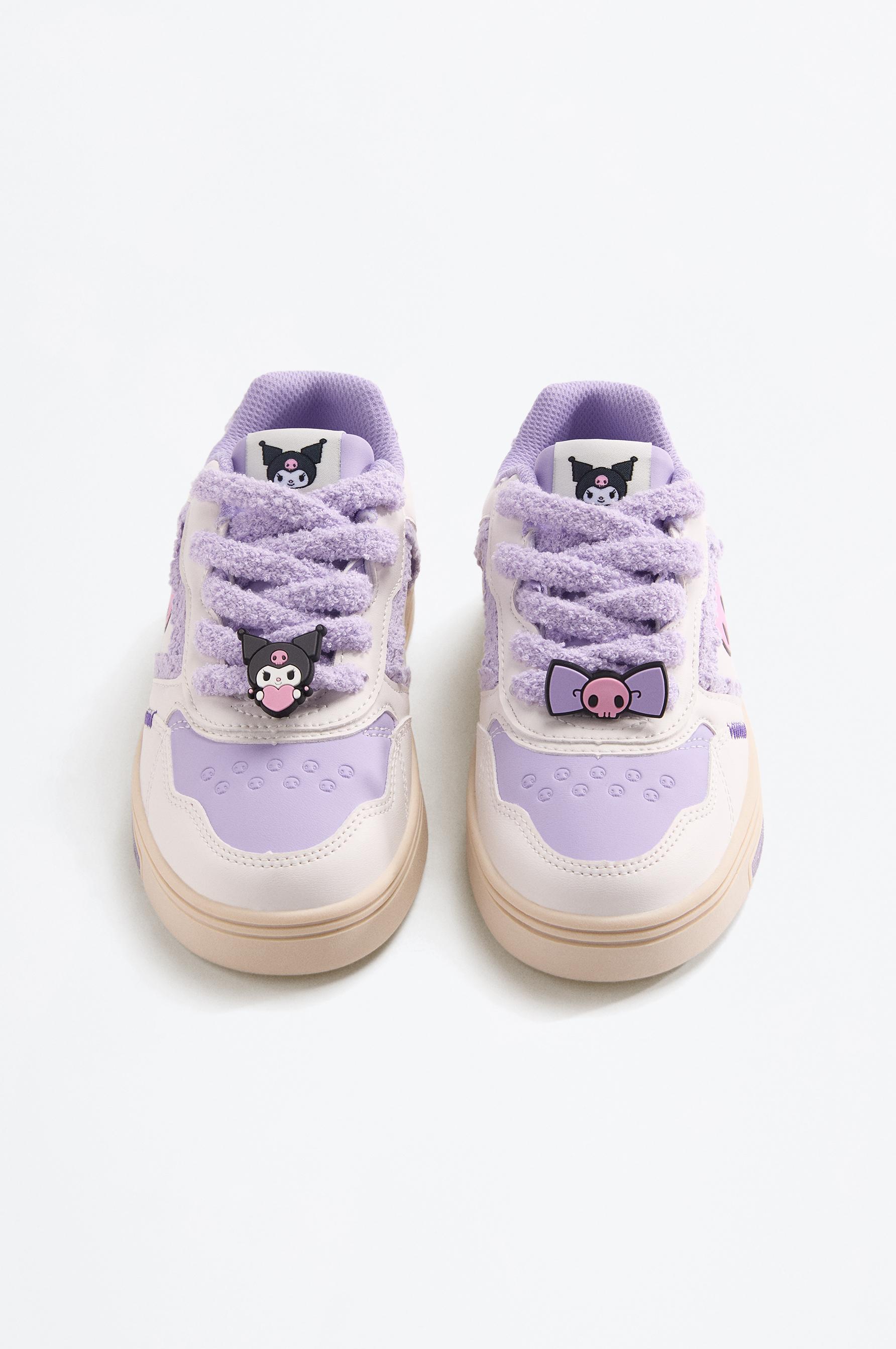 Kuromi Hello Kitty ©SANRIO Slipper — WHITE