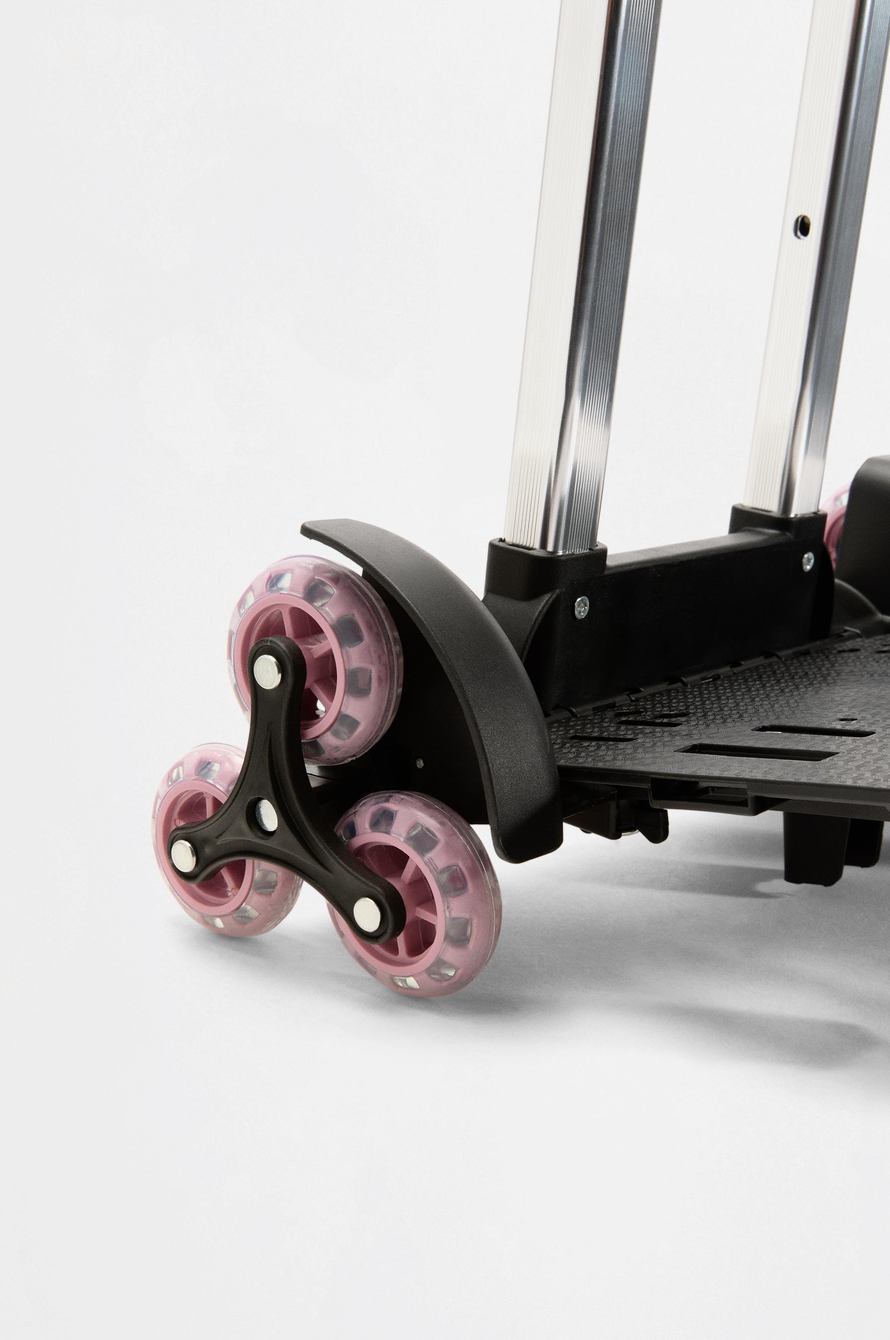 School backpack cart — PALE PINK