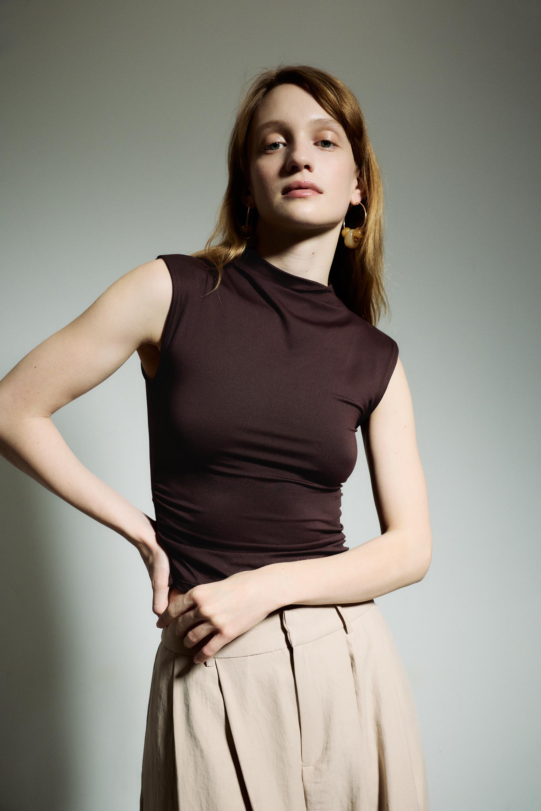 Camiseta poliamida cuello perkins