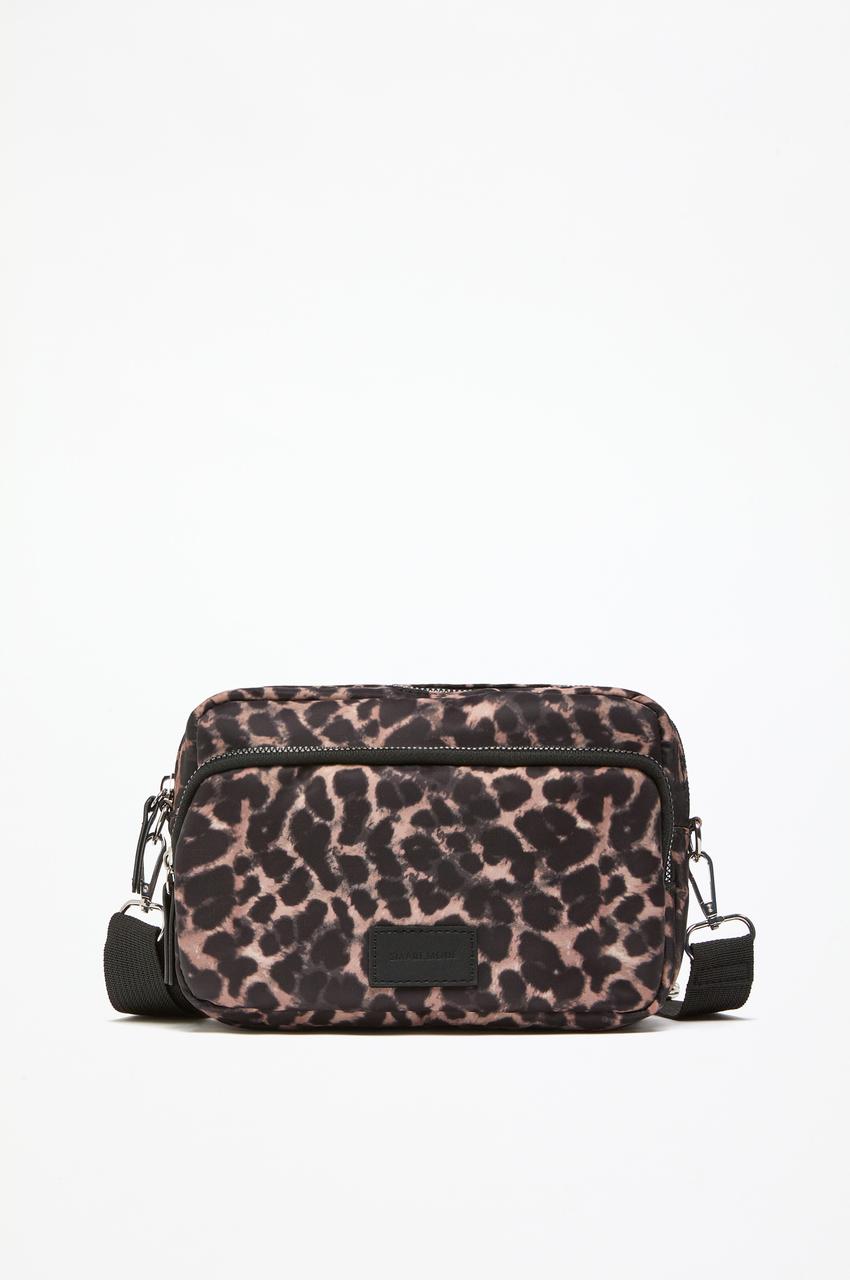Bolso Bandolera Bolso Negro Y Leopardo Bandolera Bolsos Mujer