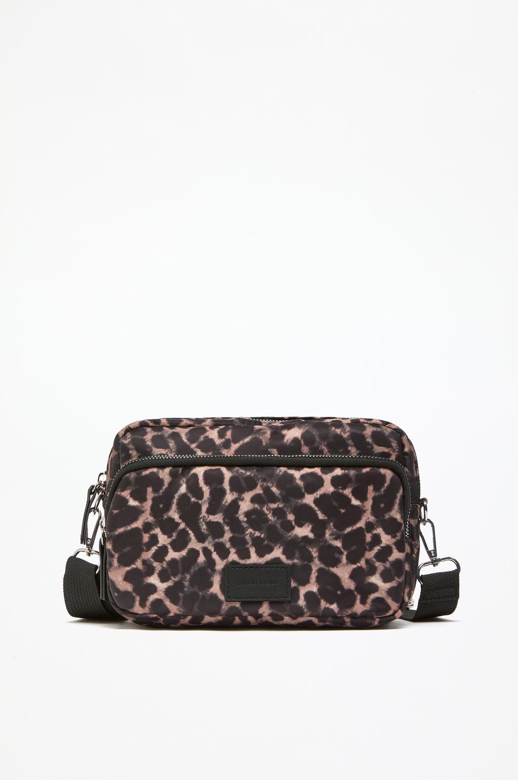 Animal print crossbody bag