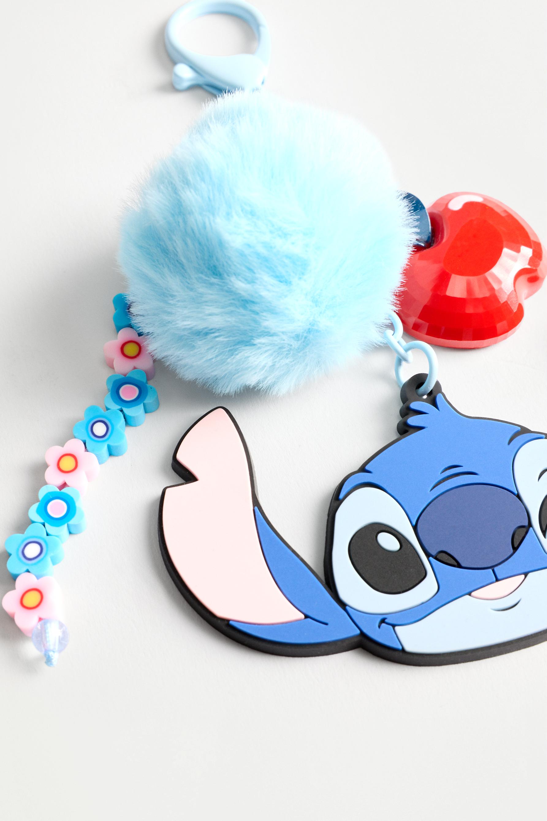 Stitch ©Disney pompom key ring — NAVY