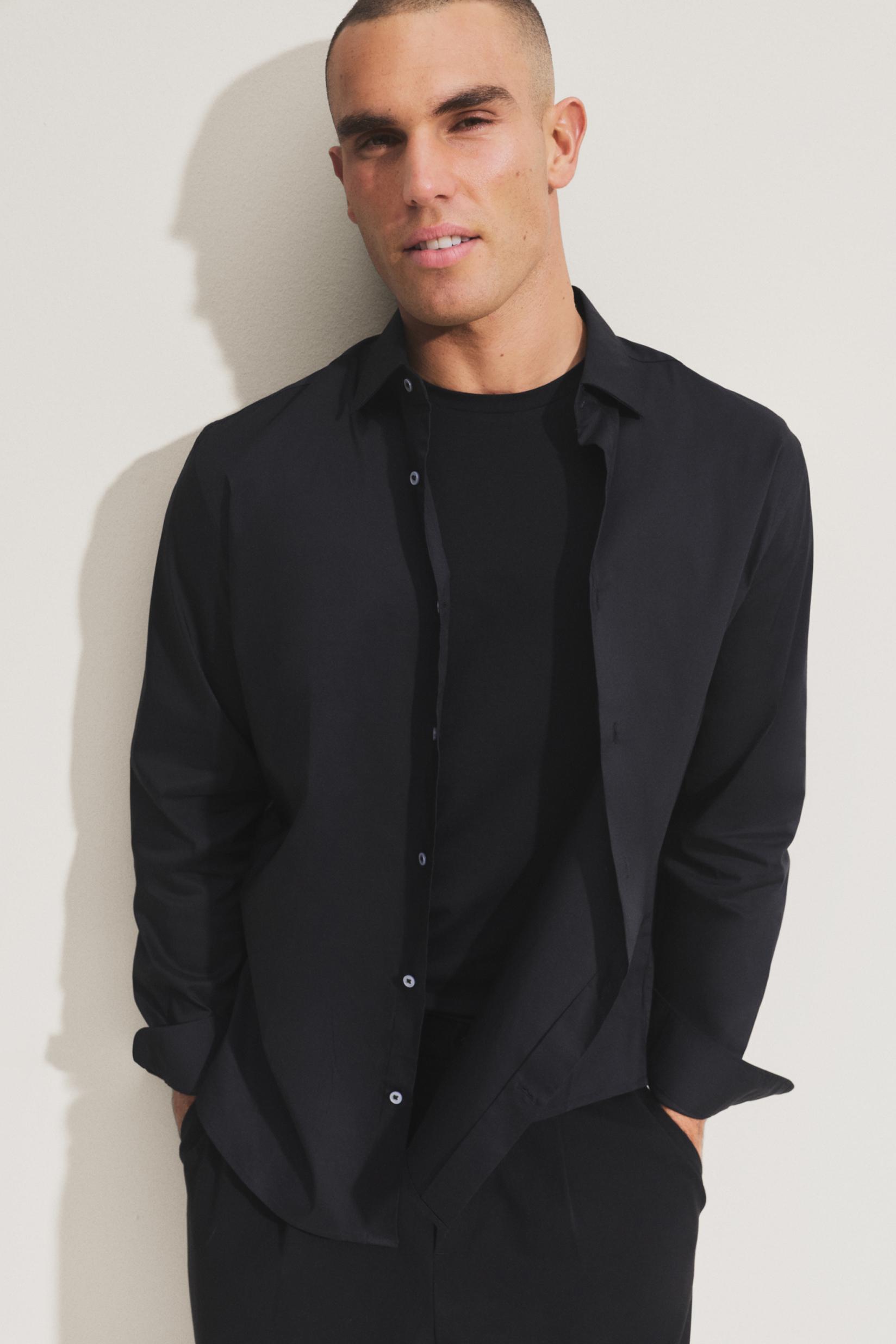 Tailored shirt — BLACK