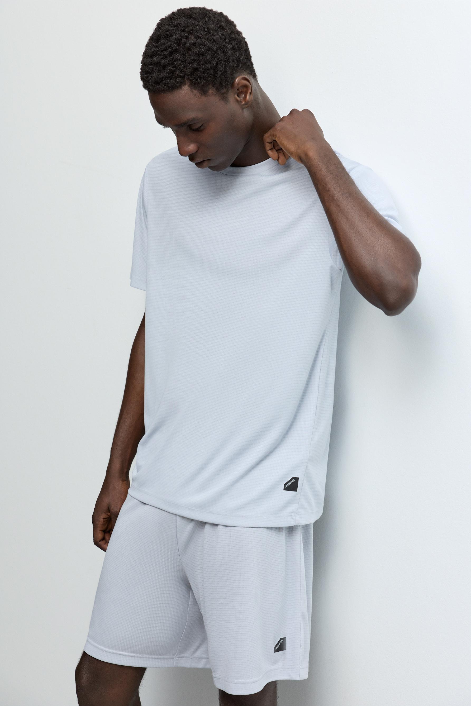 Sports T-shirt — DARK GREY MARL
