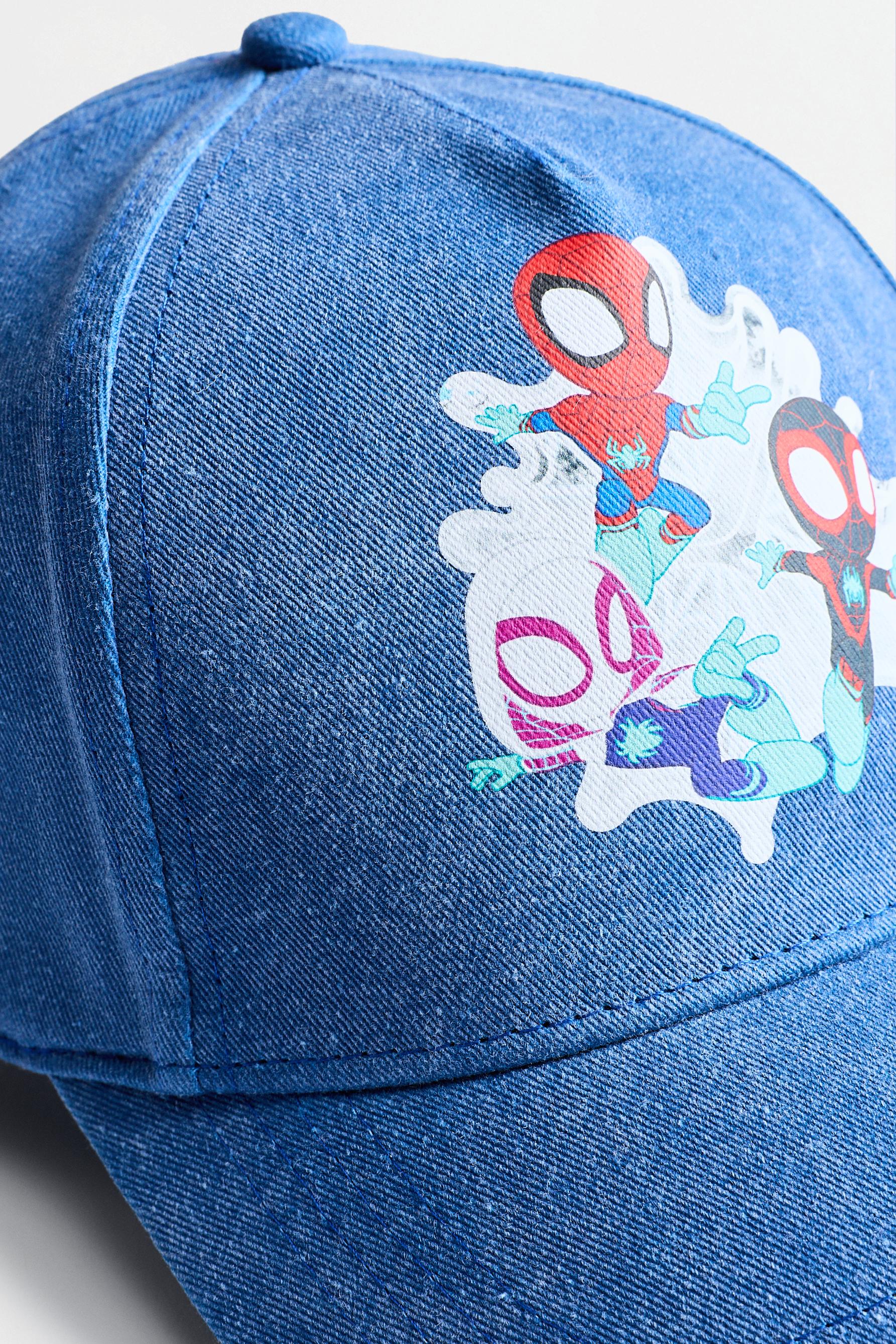 Spidey ©Marvel denim cap — PALE SKY BLUE