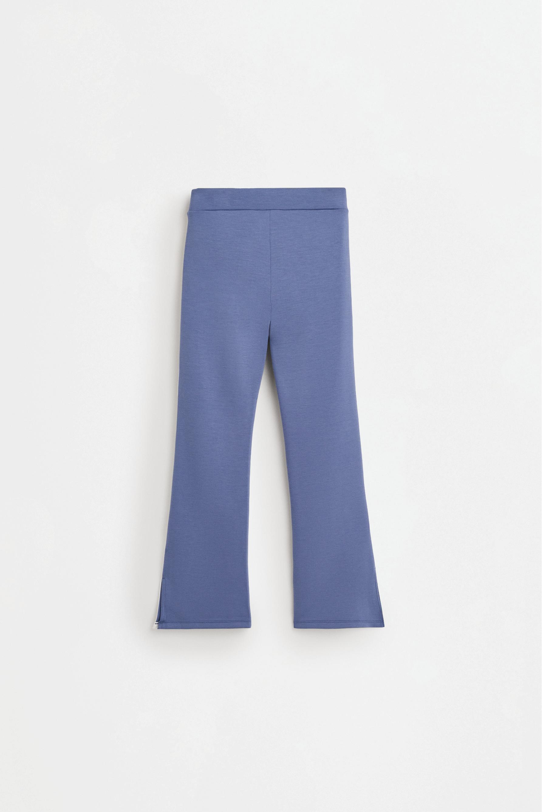 Flared sports leggings — PETROL BLUE