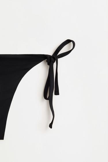 Bikini thong bottom — BLACK 2
