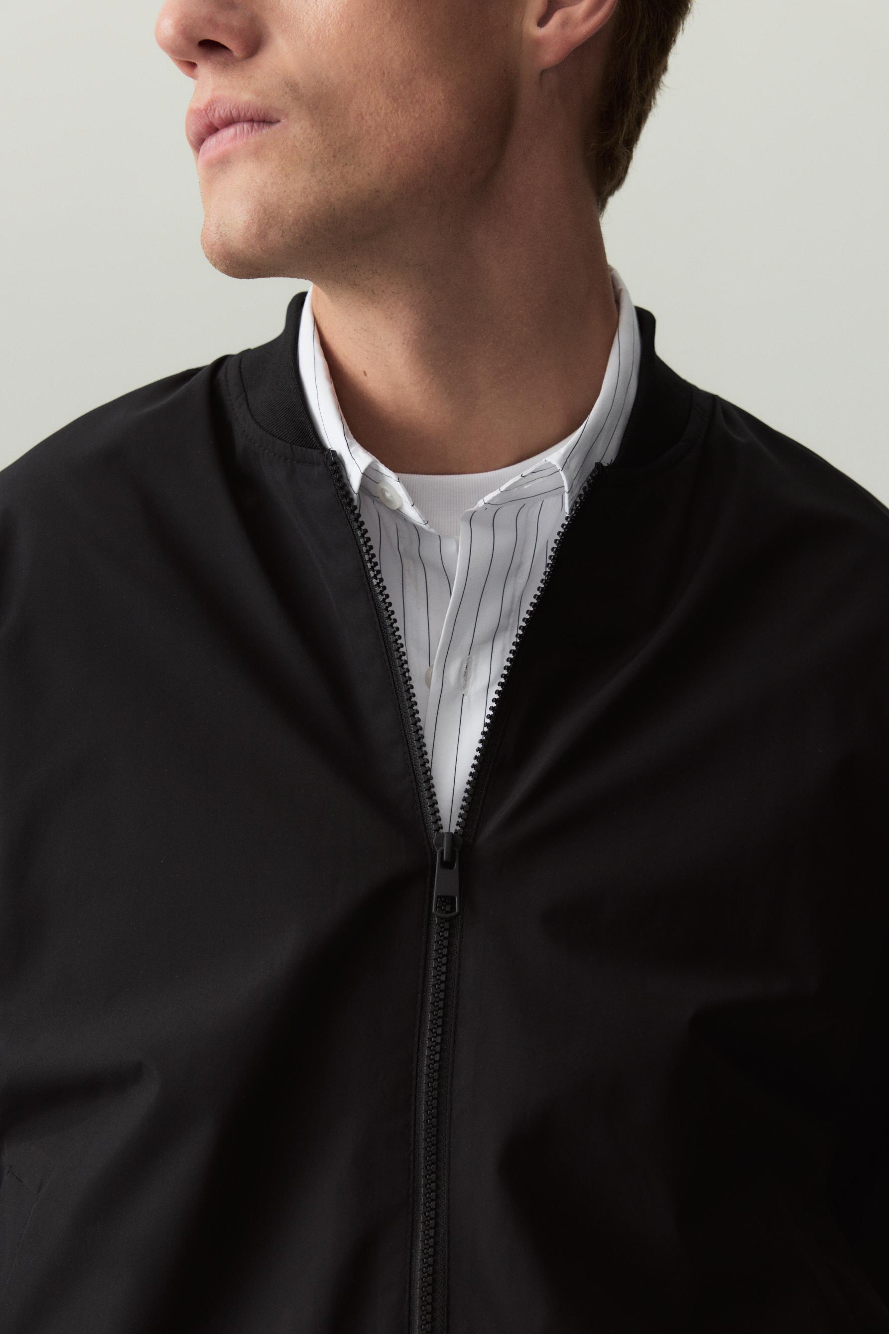 Bomber jacket — BLACK