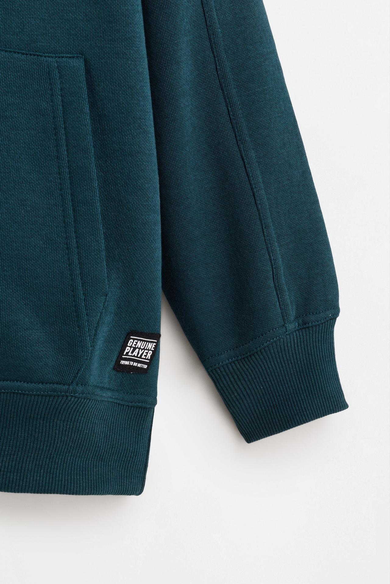 Hoodie — TEAL GREEN
