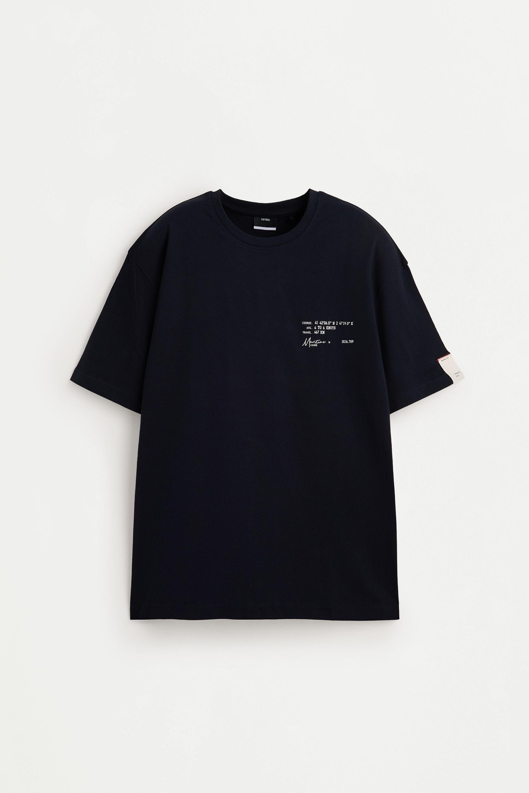 Printed T-shirt — DARK NAVY