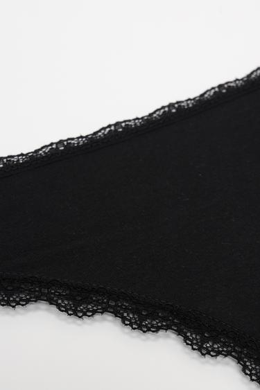 Cotton stretch Brazilian briefs (3-Pack) — BLACK 8