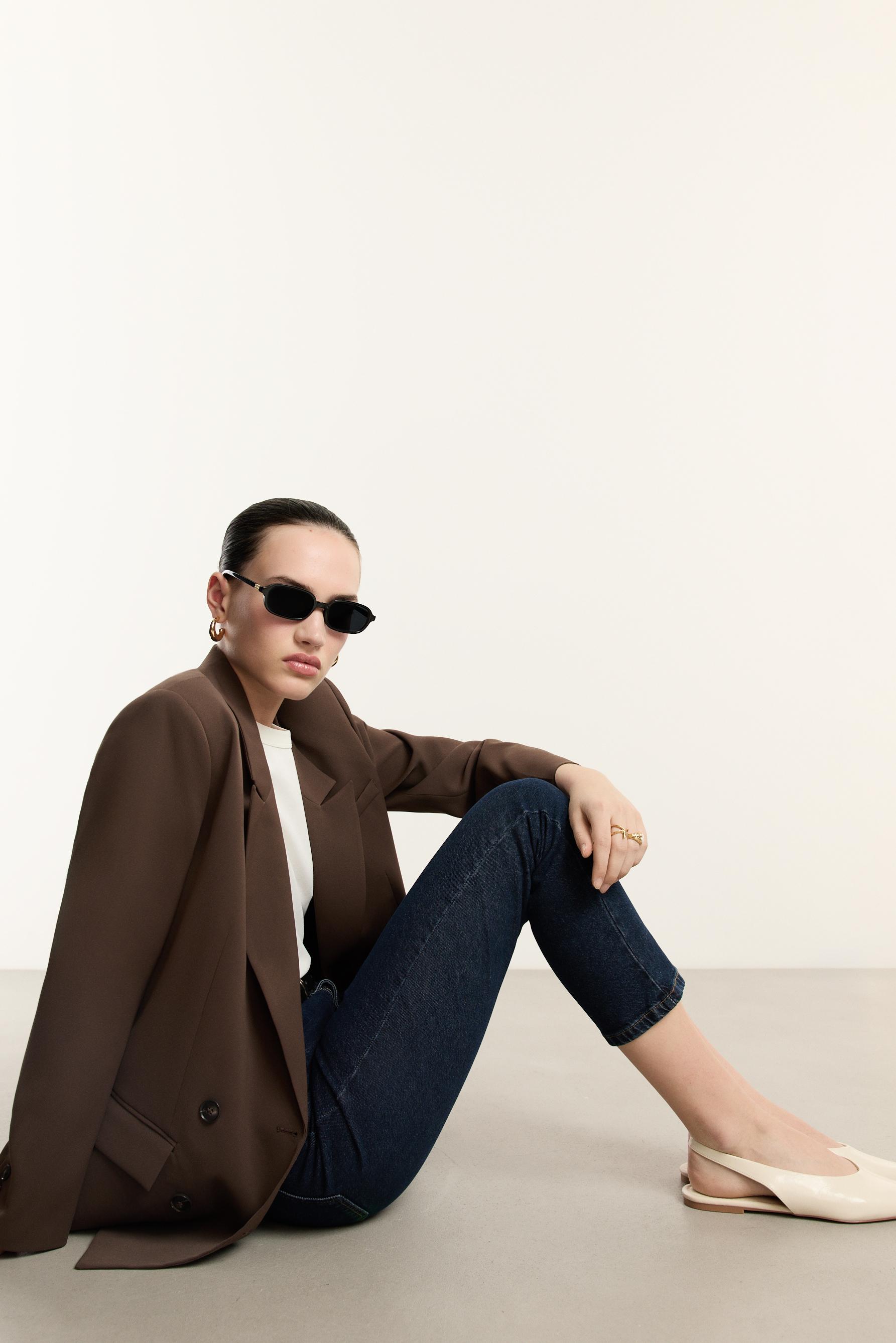 Mom fit jeans — BLUE
