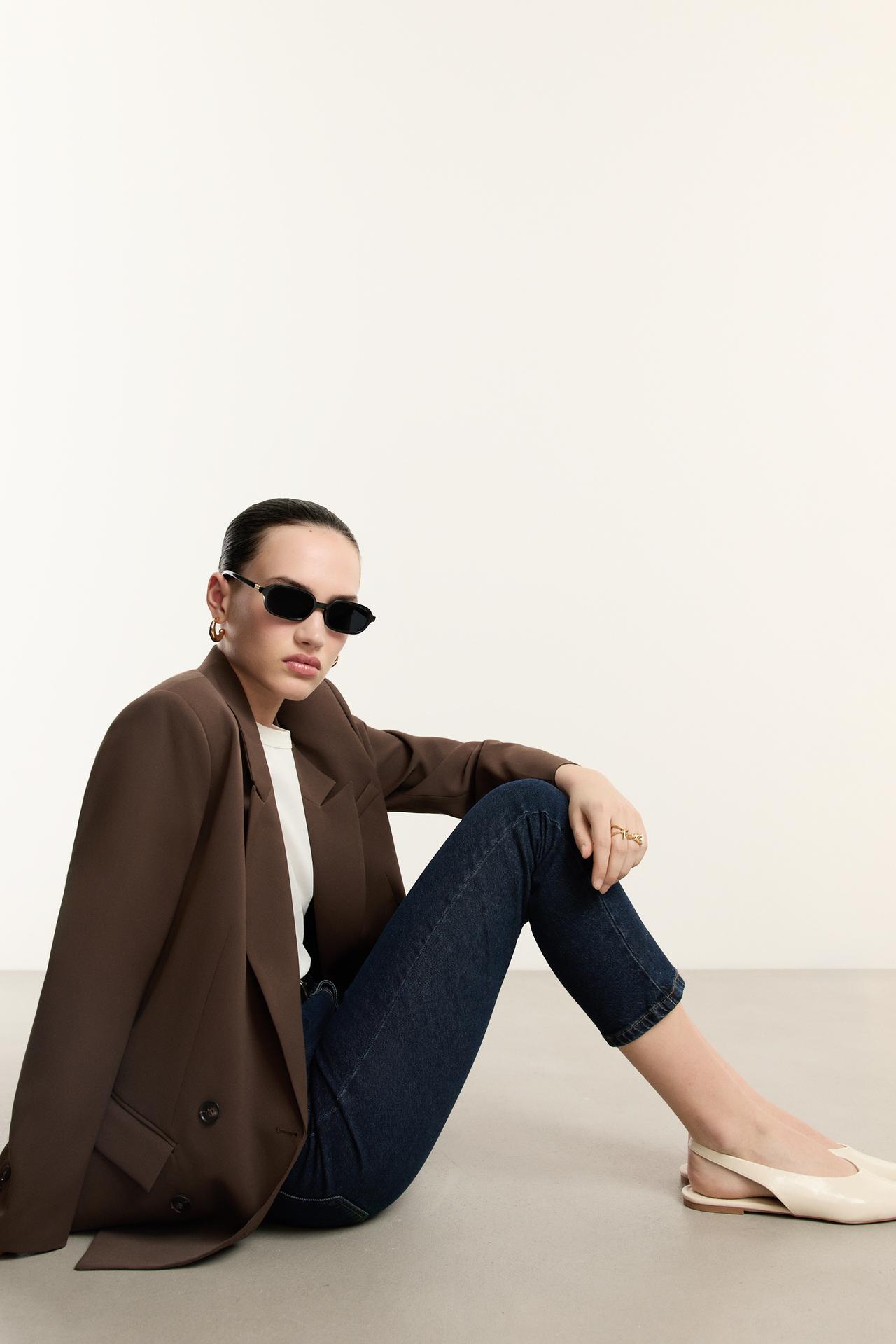 Mom fit jeans — BLUE