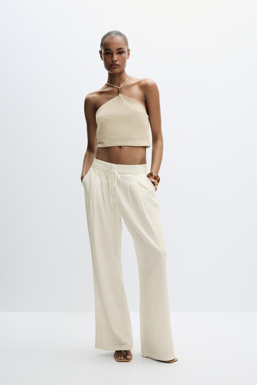 Pantalón rústico lazada