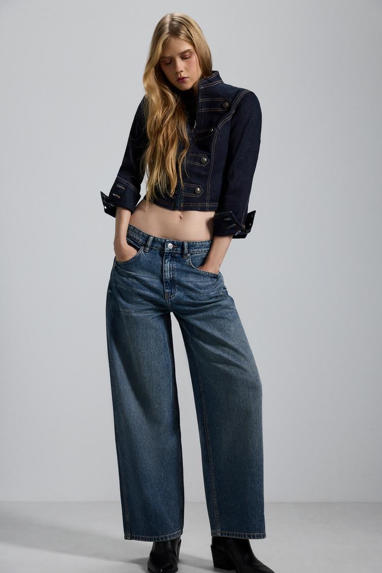 Distressed baggy jeans — PASTEL BLUE