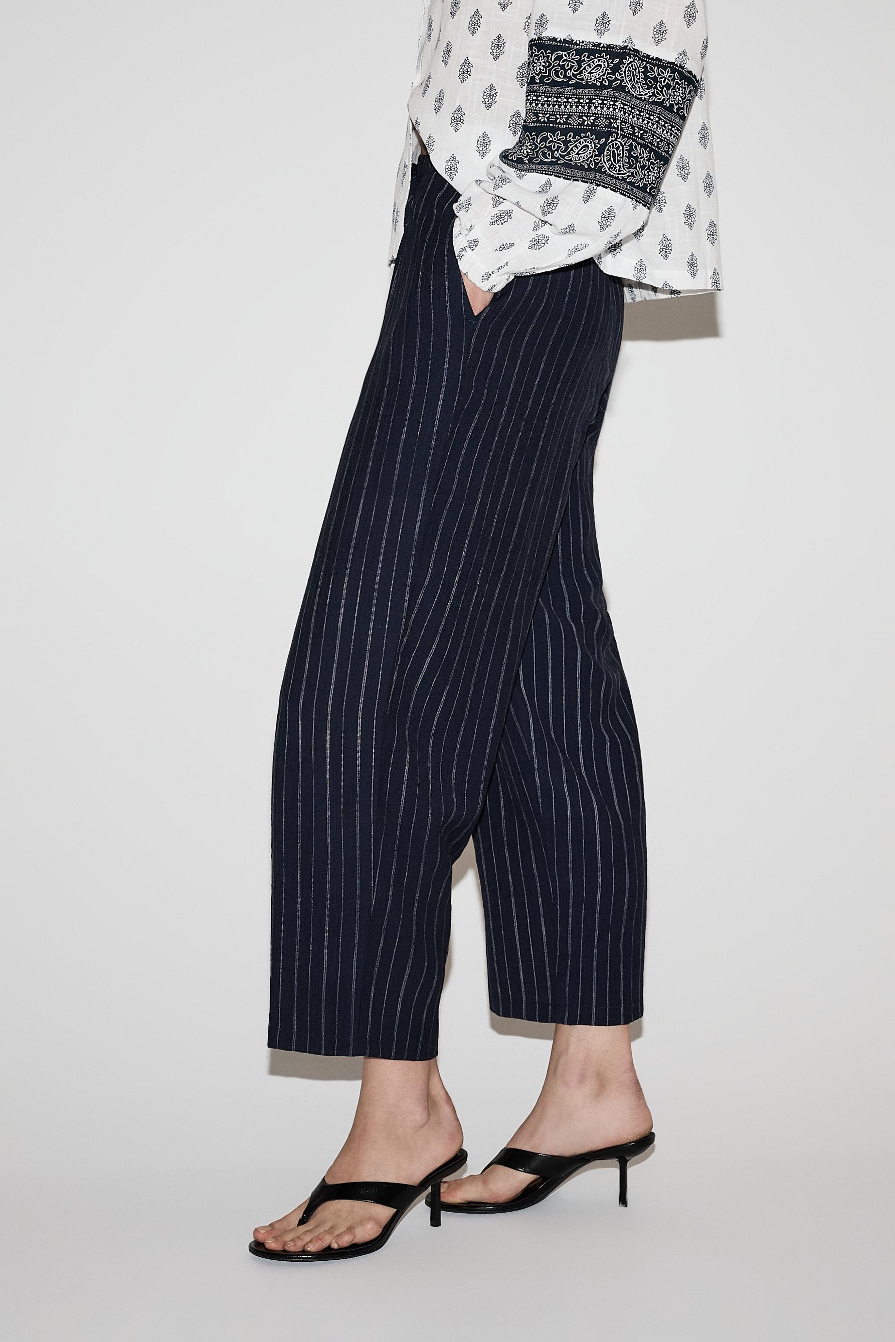 Textured jogging trousers — DARK NAVY