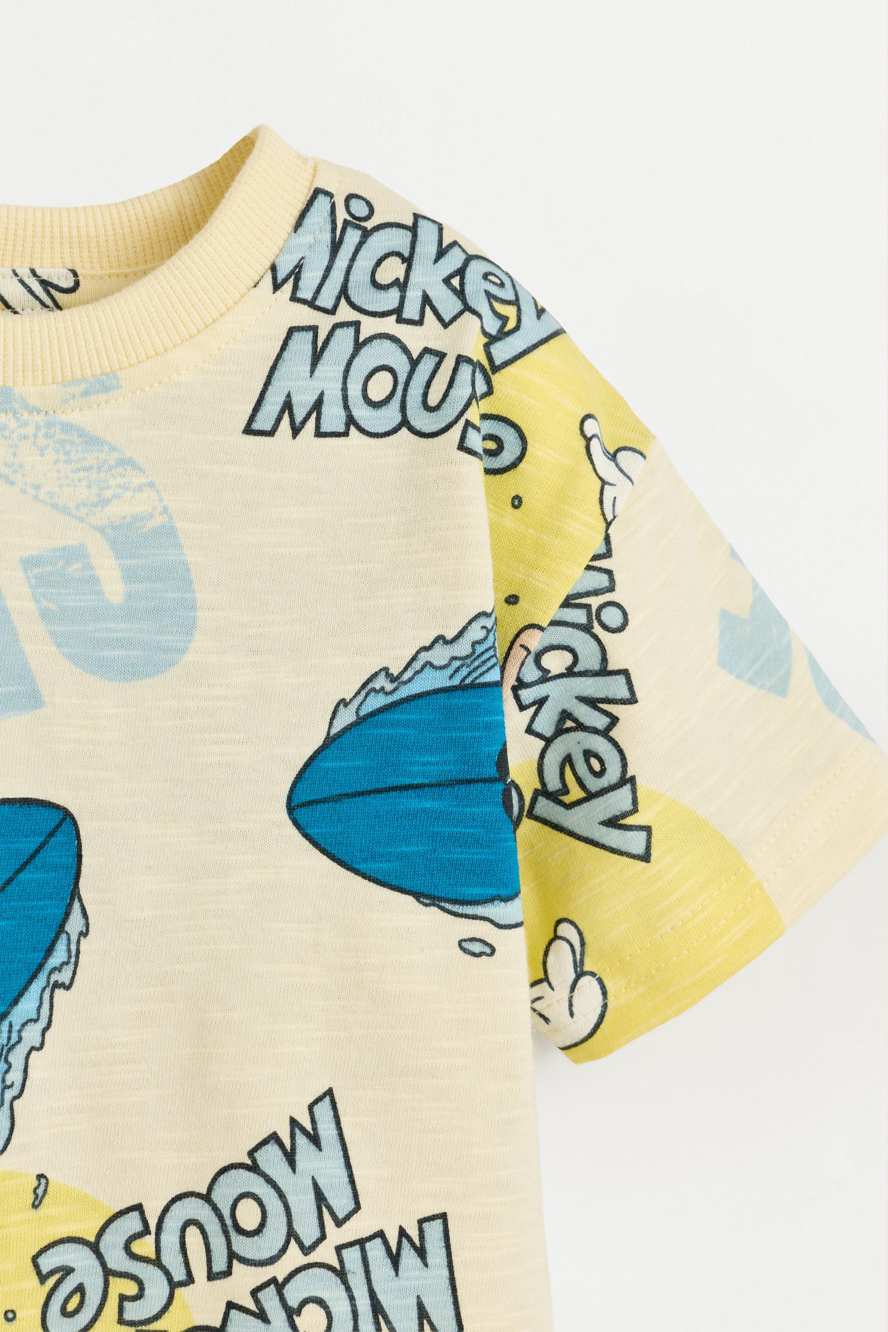Mickey Mouse ©Disney T-shirt and Bermuda shorts set — VANILLA (alternate view)