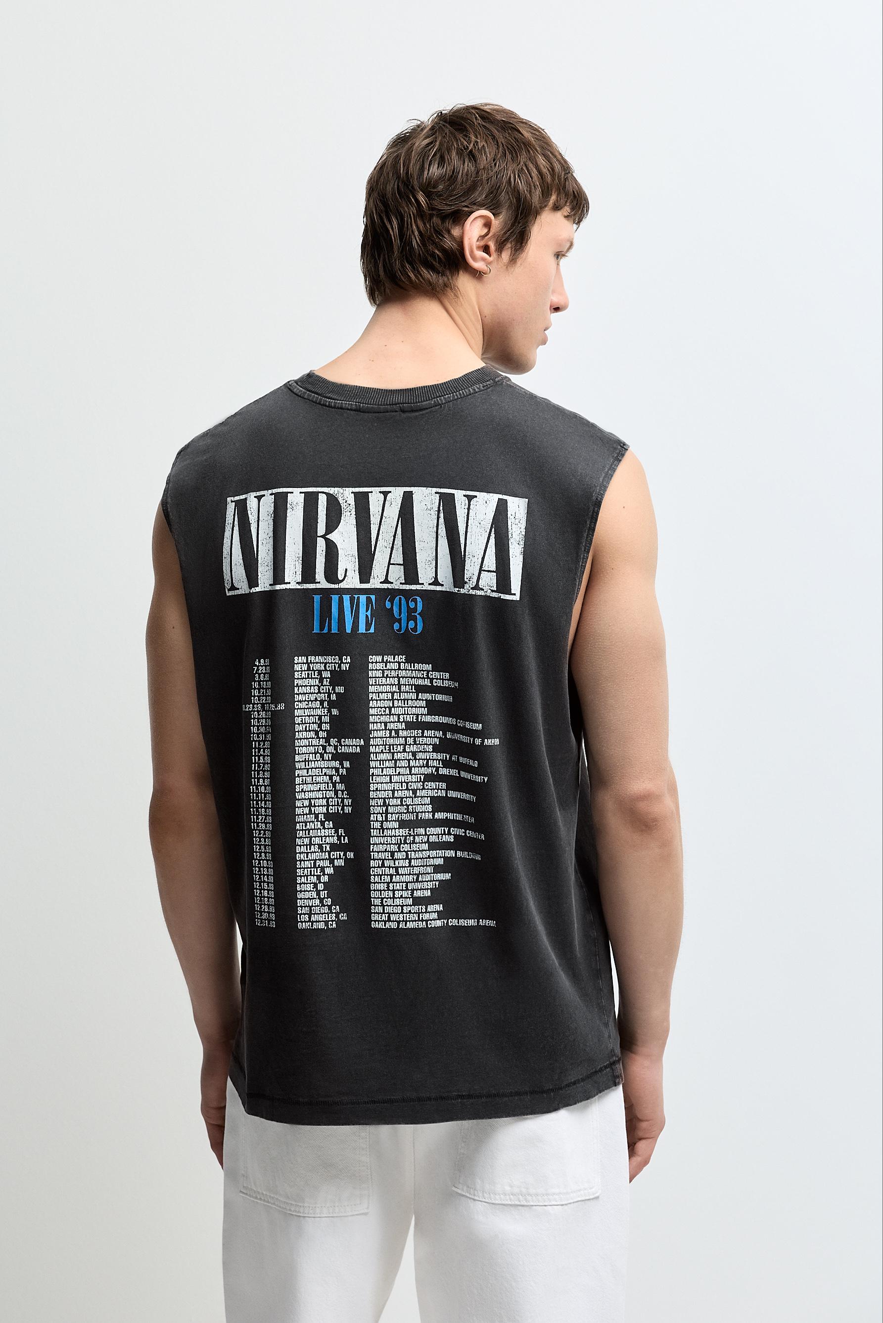 Nirvana sleeveless T-shirt — ANTHRACITE GREY