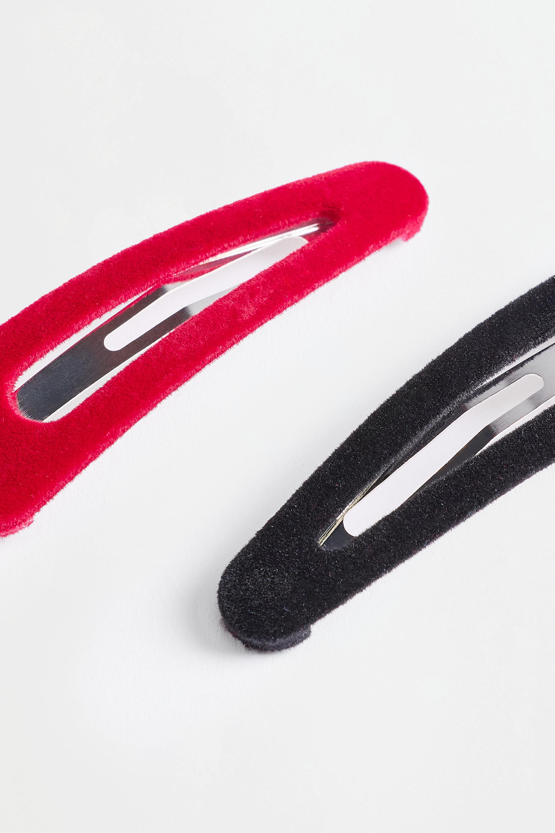 5-Piece Hair Accessory Set — BURGUNDY