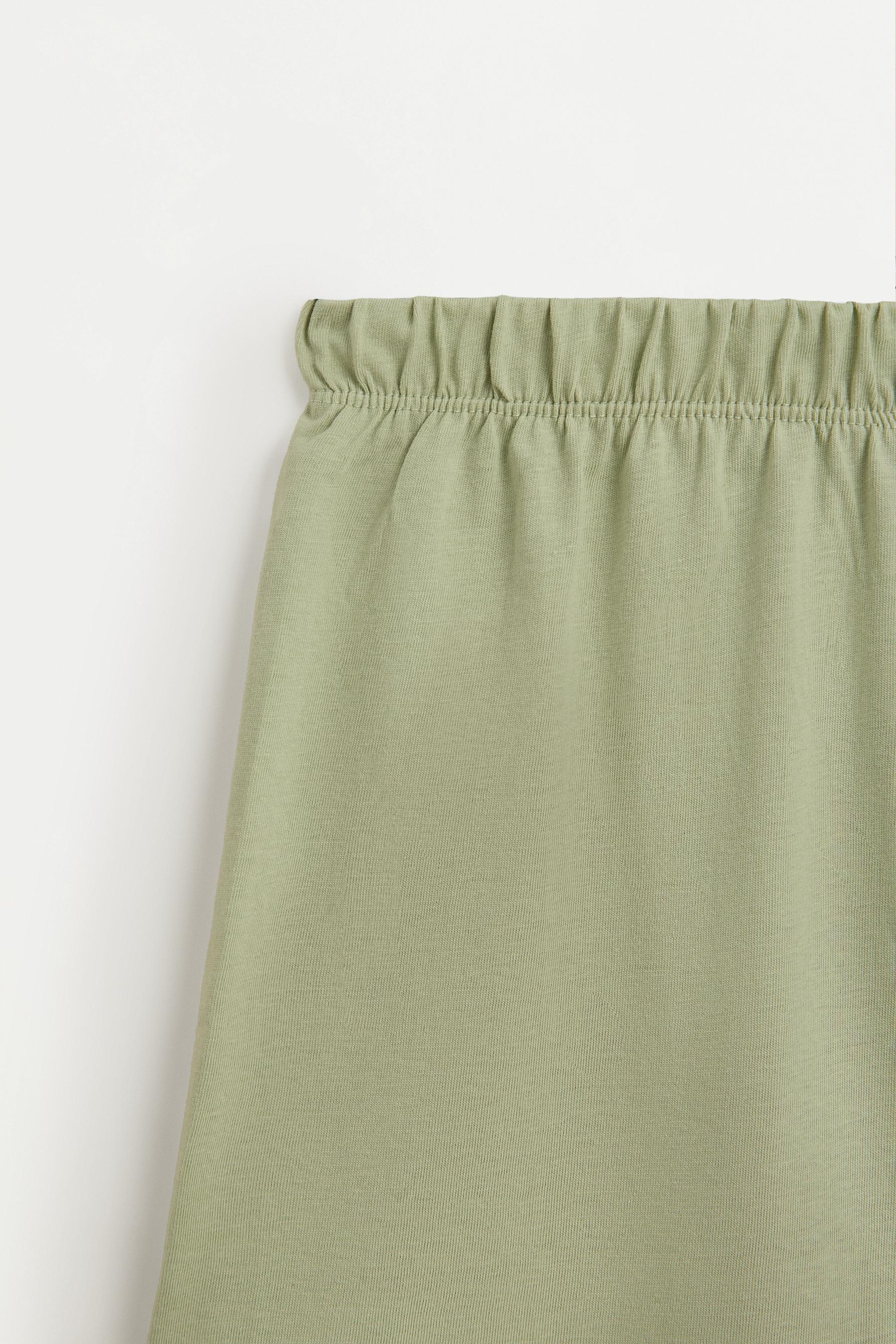 Short printed pyjamas — PASTEL YELLOW